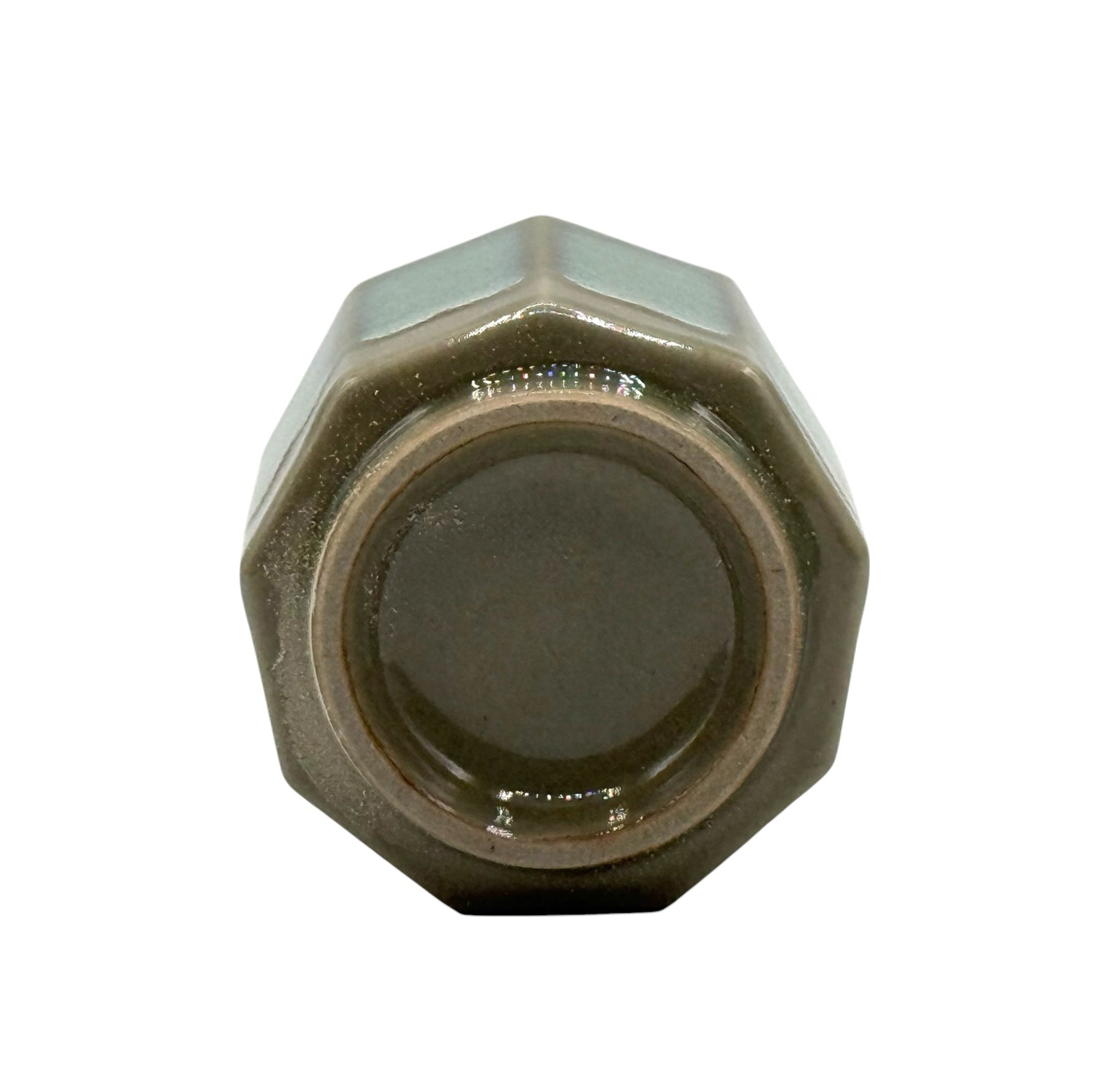 Hisuimaru Green Mino-yaki Yunomi - Japanese Teacup