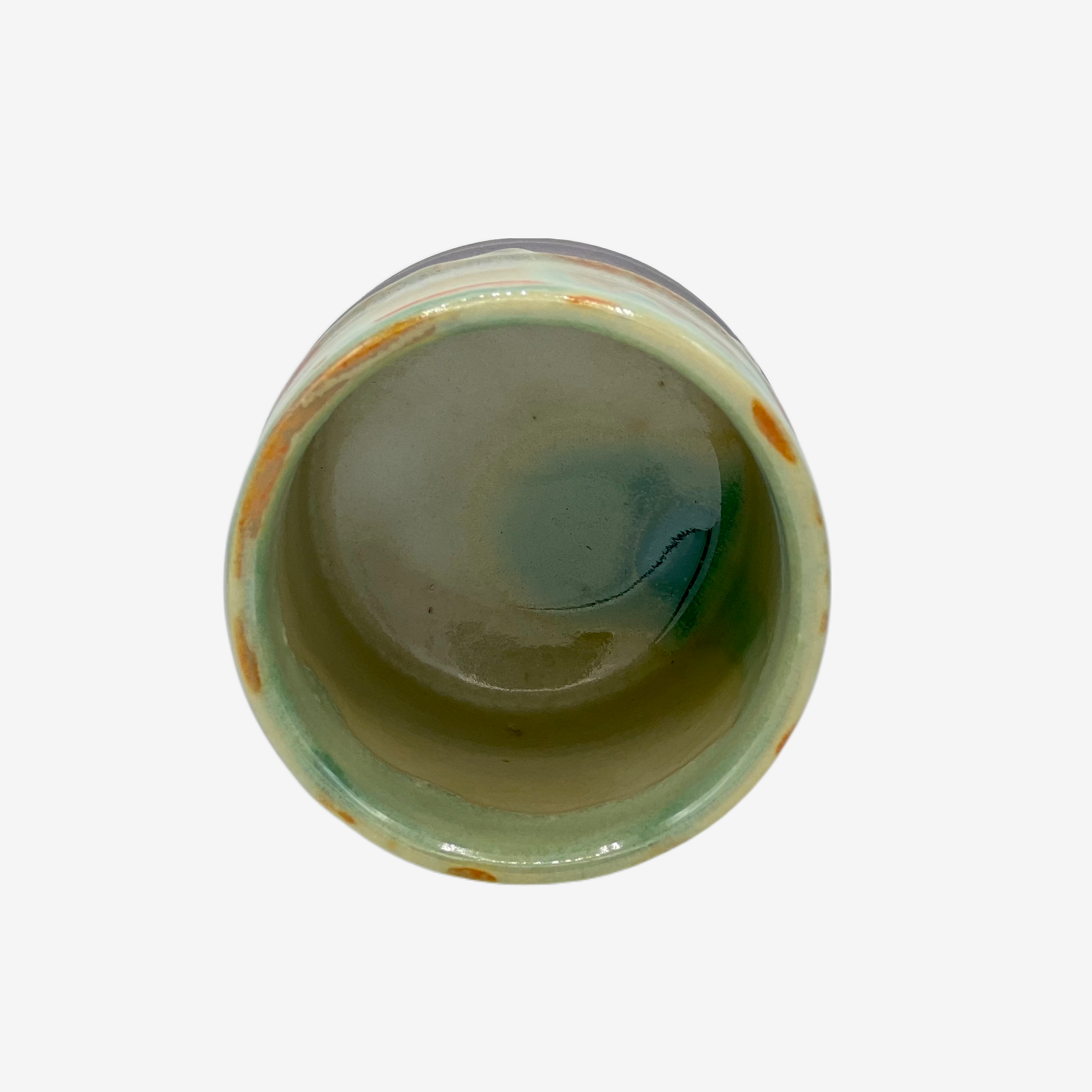 Asayake Green Yunomi - Japanese Teacup Teaware Inoue Tea