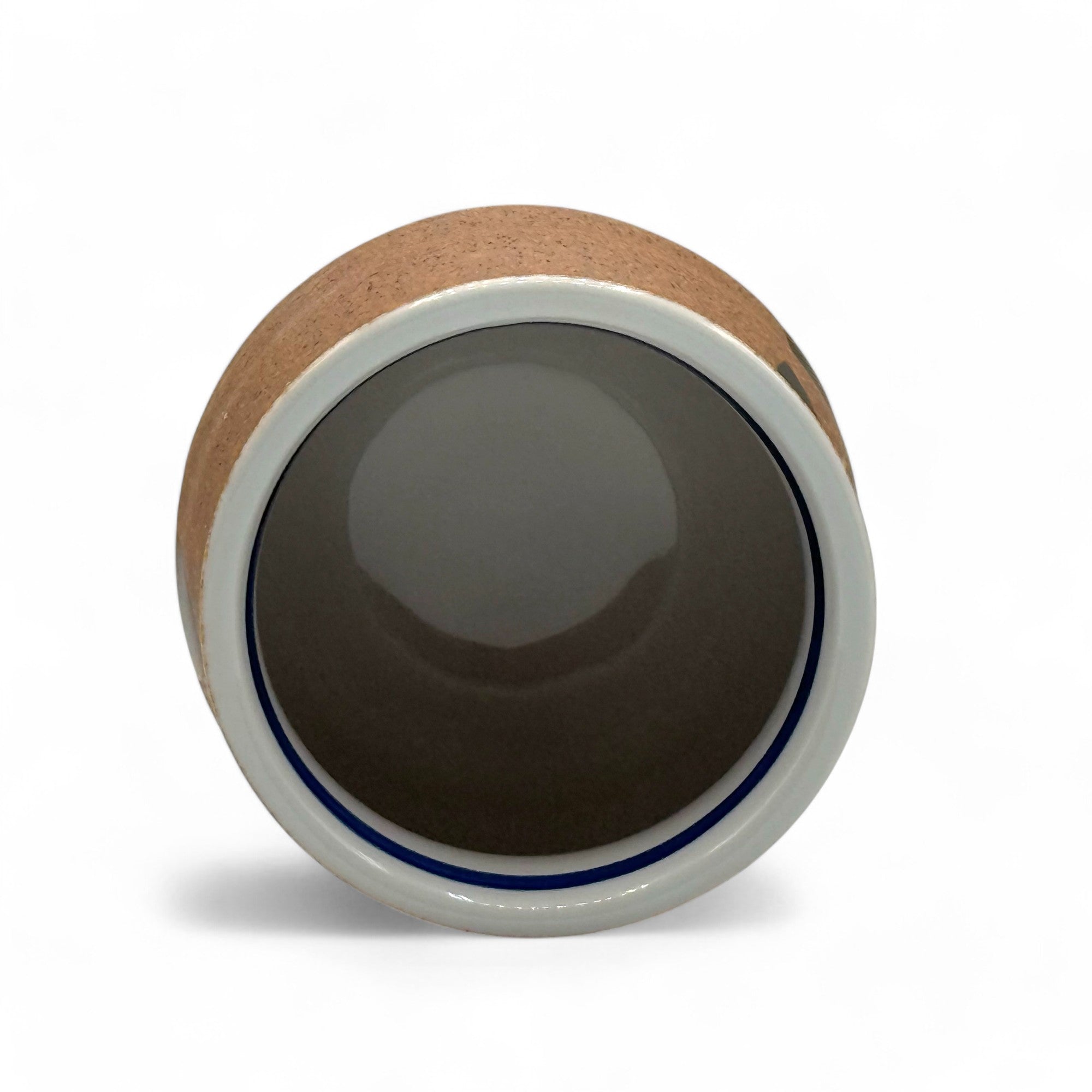 Tanuki Brown Mino-yaki Yunomi - Japanese Teacup