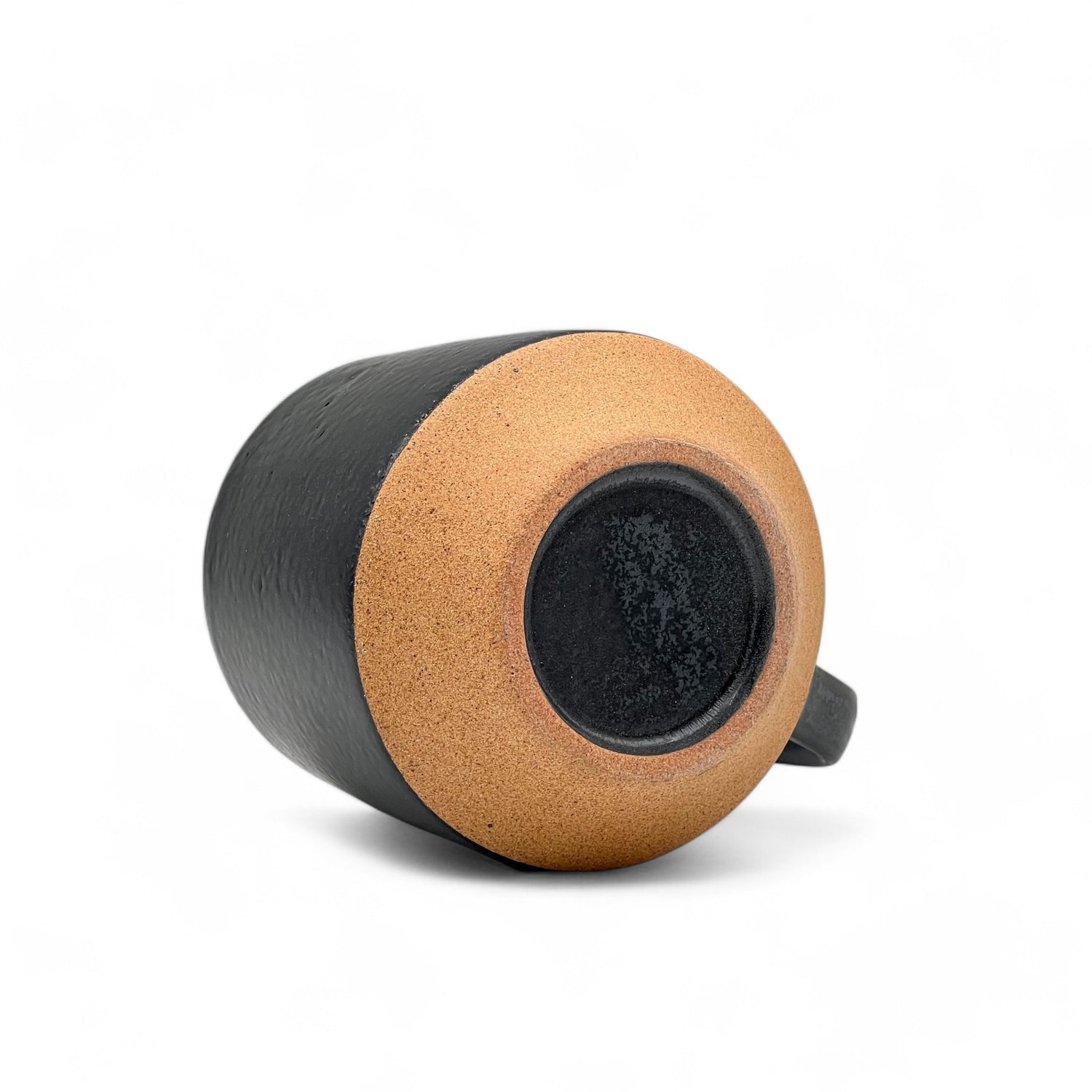 Ishi Black Mino-yaki Mug - Japanese Tea Mug