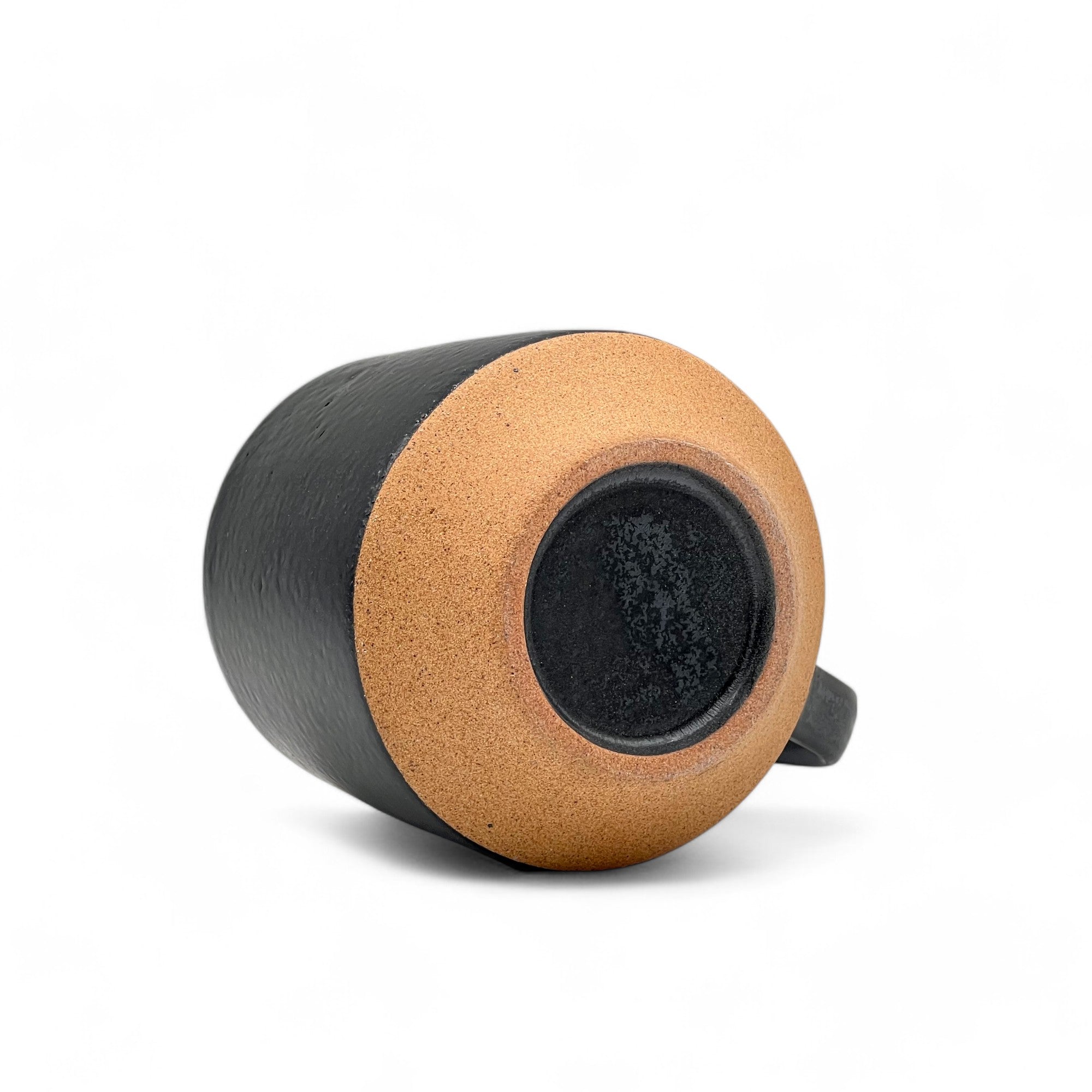 Ishi Black Mino-yaki Mug - Japanese Tea Mug