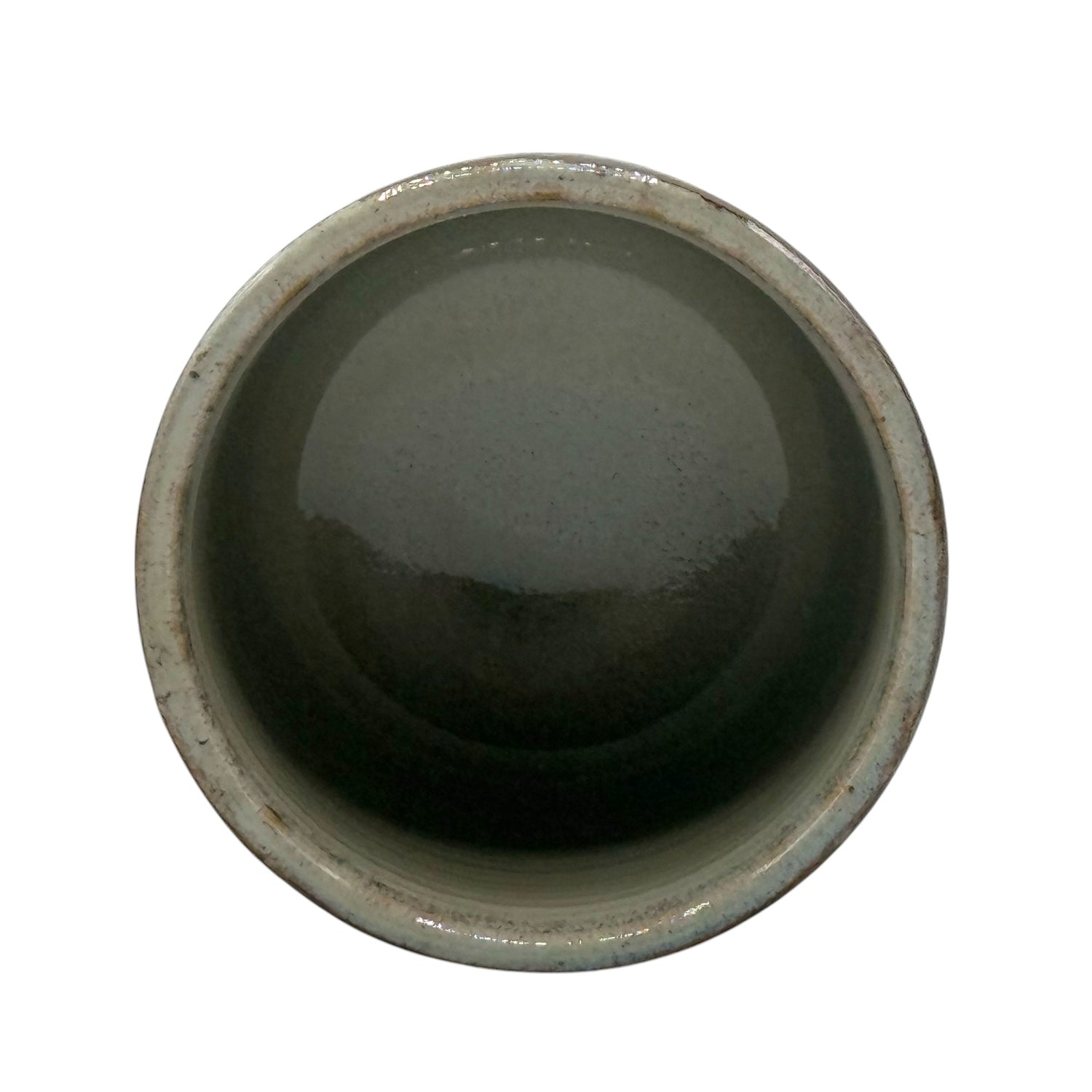 Kiba Brown Mino-yaki Yunomi - Japanese Teacup
