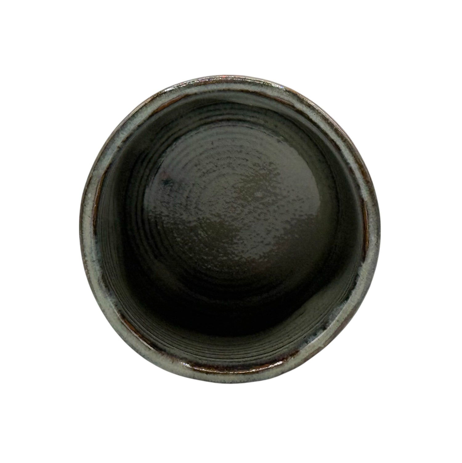 Nunome Nishiki Tokusa Mino-yaki Yunomi - Japanese Teacup