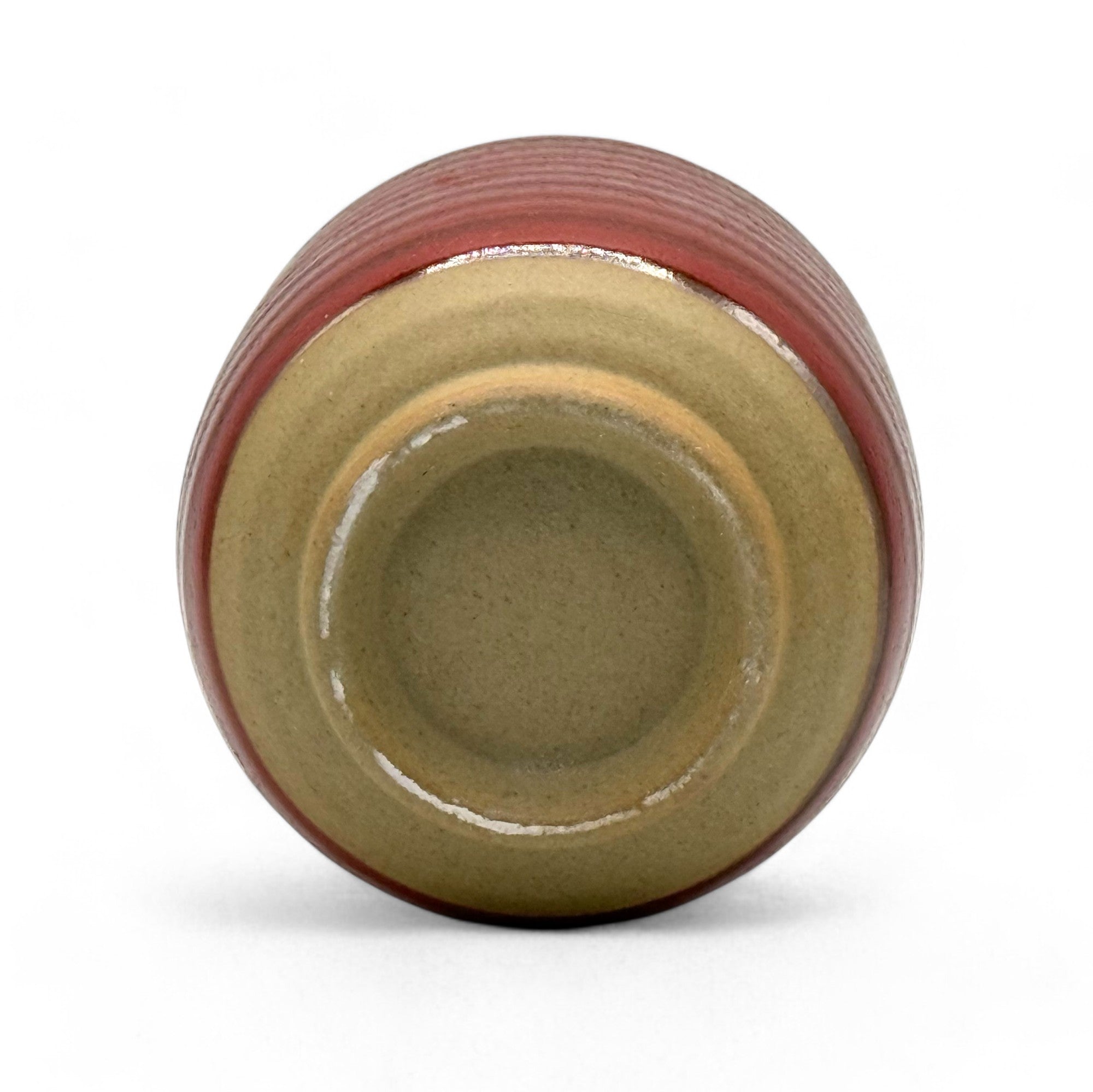 Yuzuki Red Mino-yaki Yunomi - Japanese Teacup