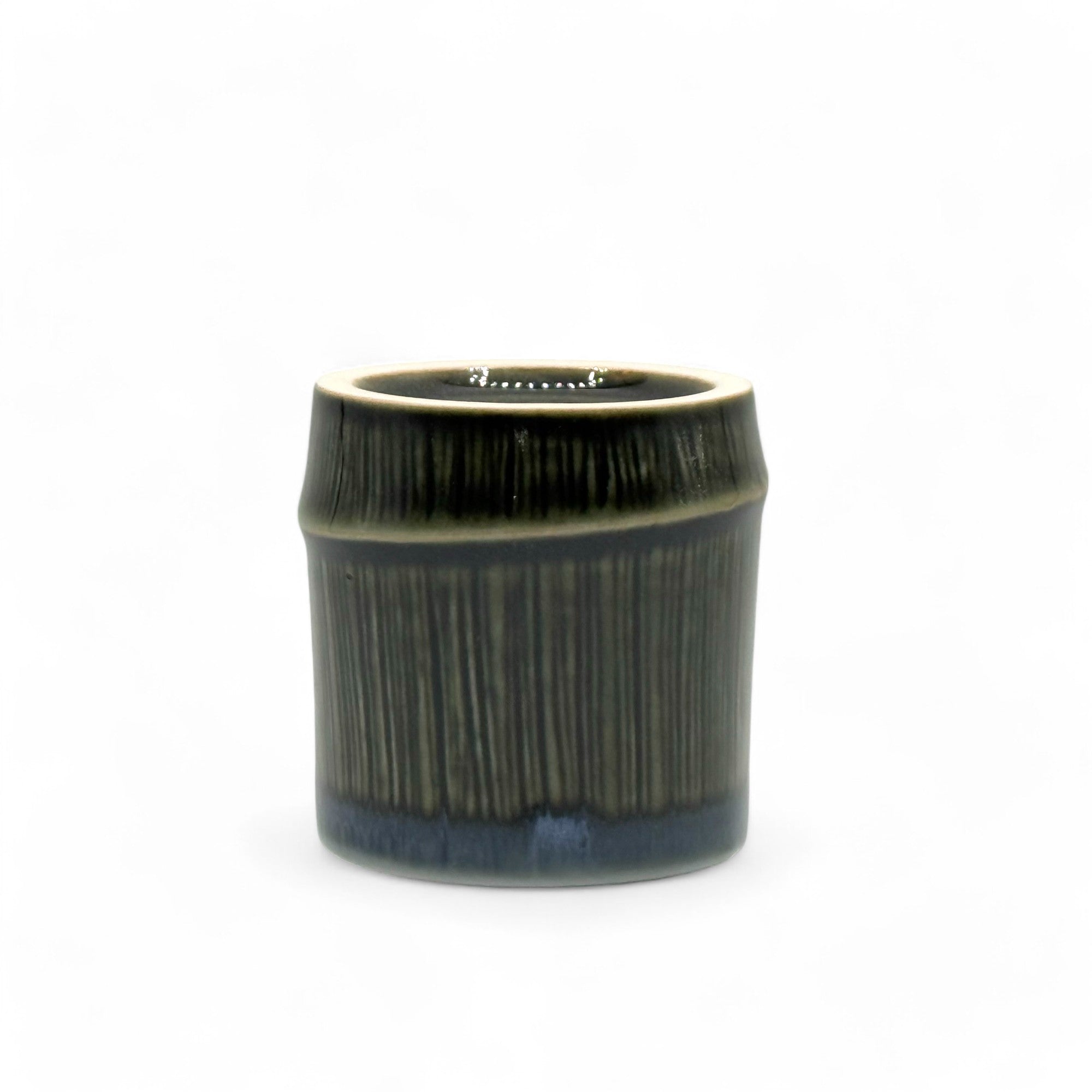 Tenmoku Midnight Blue Mino-yaki Yunomi - Japanese Teacup