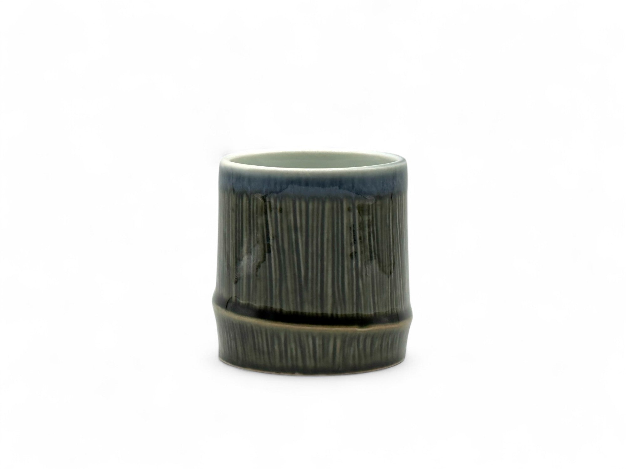 Tenmoku Midnight Blue Mino-yaki Yunomi - Japanese Teacup