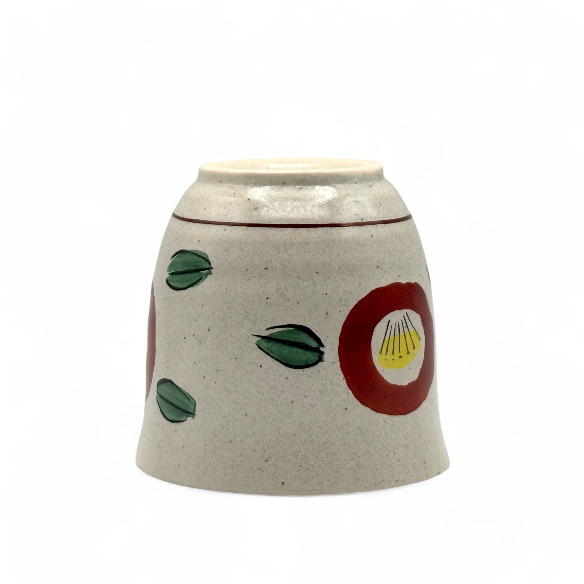 Kane Jin White Mino-yaki Yunomi - Japanese Teacup