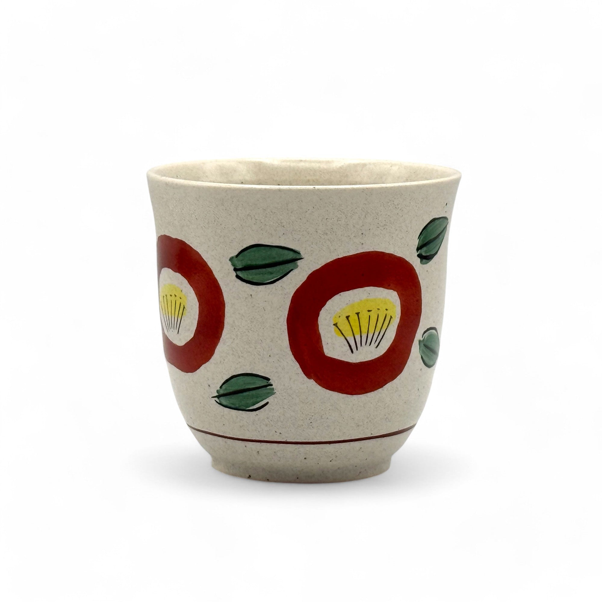 Kane Jin White Mino-yaki Yunomi - Japanese Teacup