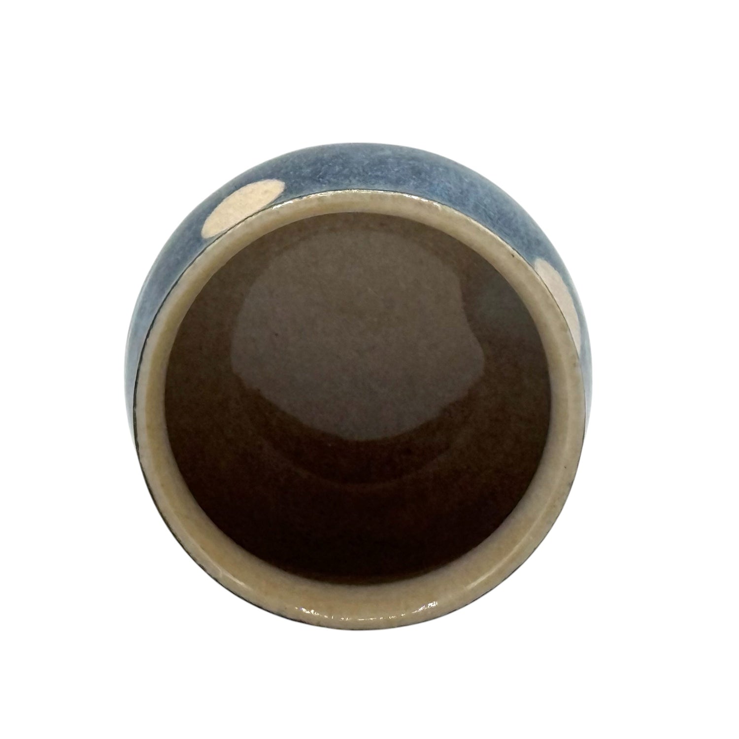 Fuji Blue Mino-yaki Yunomi - Japanese Teacup