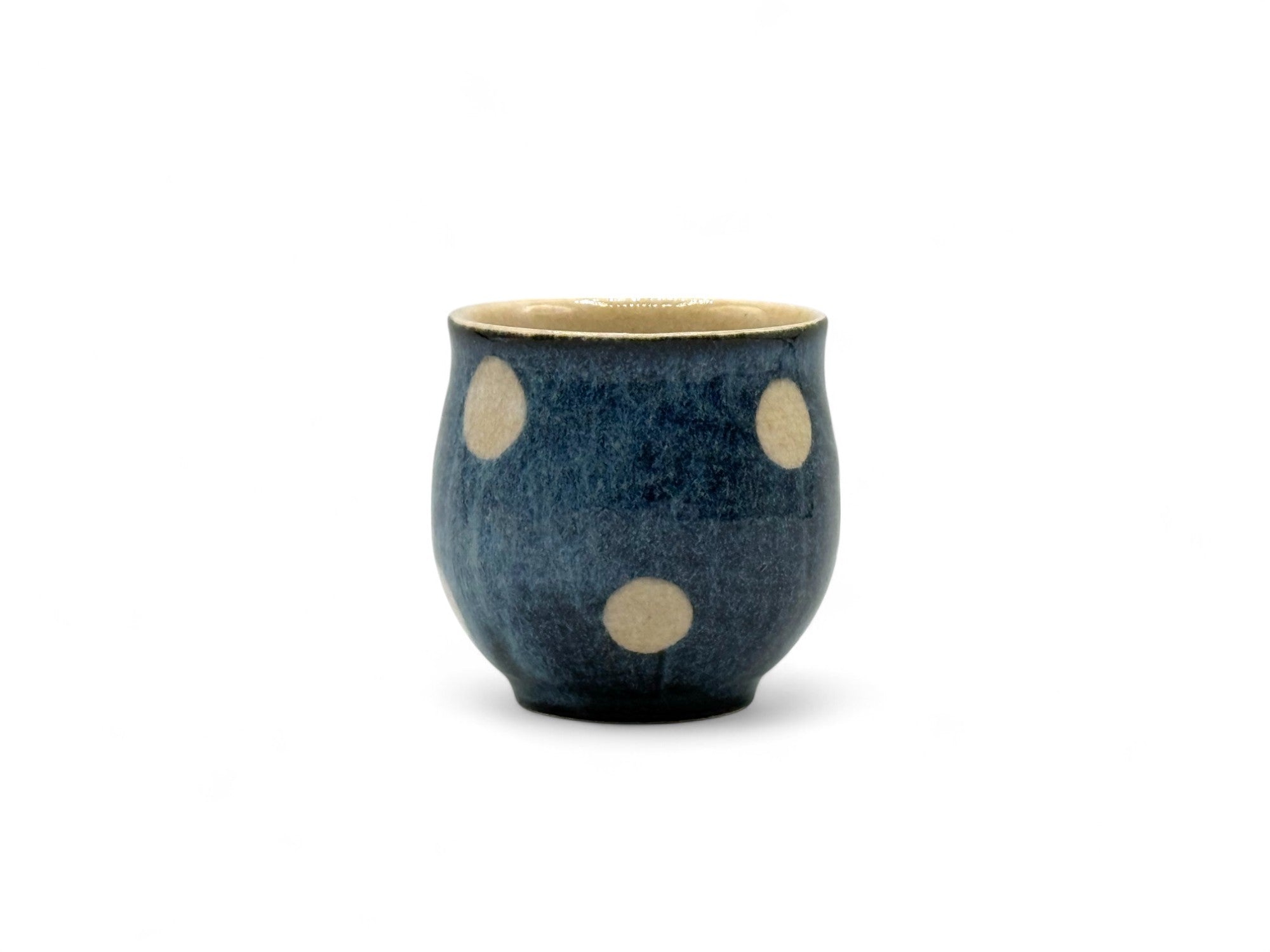 Fuji Blue Mino-yaki Yunomi - Japanese Teacup