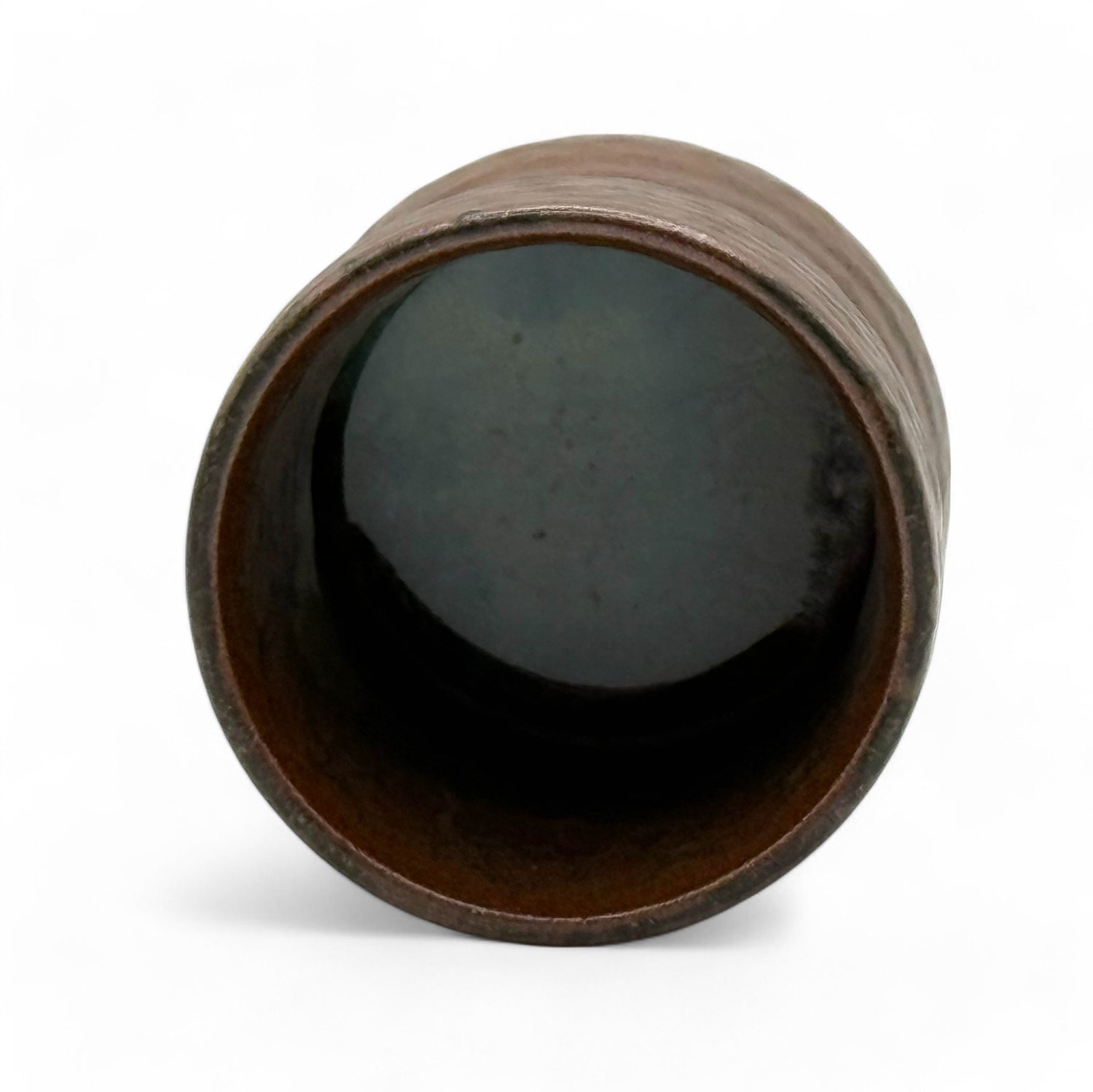 Tsuchi Brown Kamui-yaki Tokunoshima Yunomi - Japanese Teacup