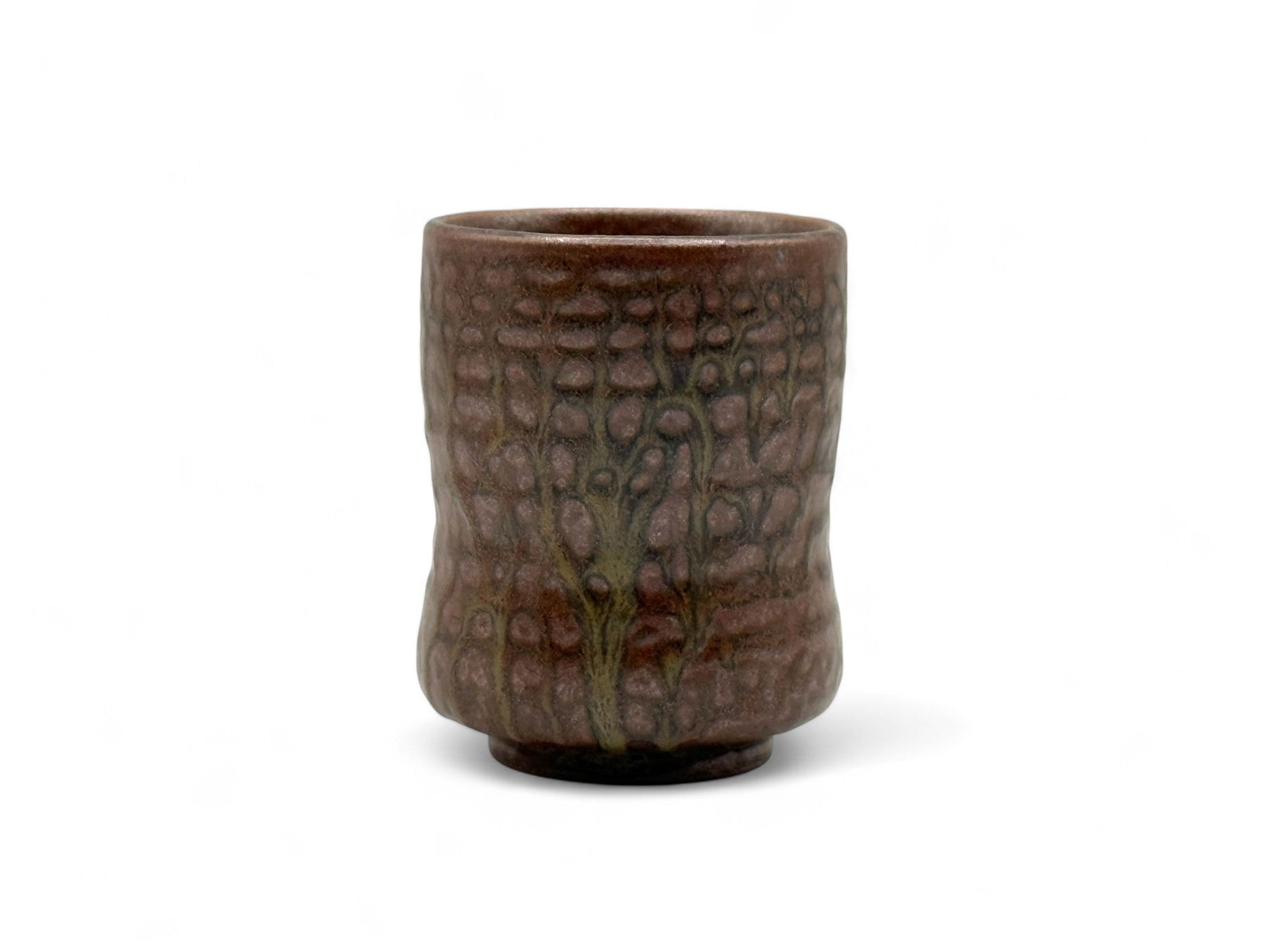 Tsuchi Brown Kamui-yaki Tokunoshima Yunomi - Japanese Teacup