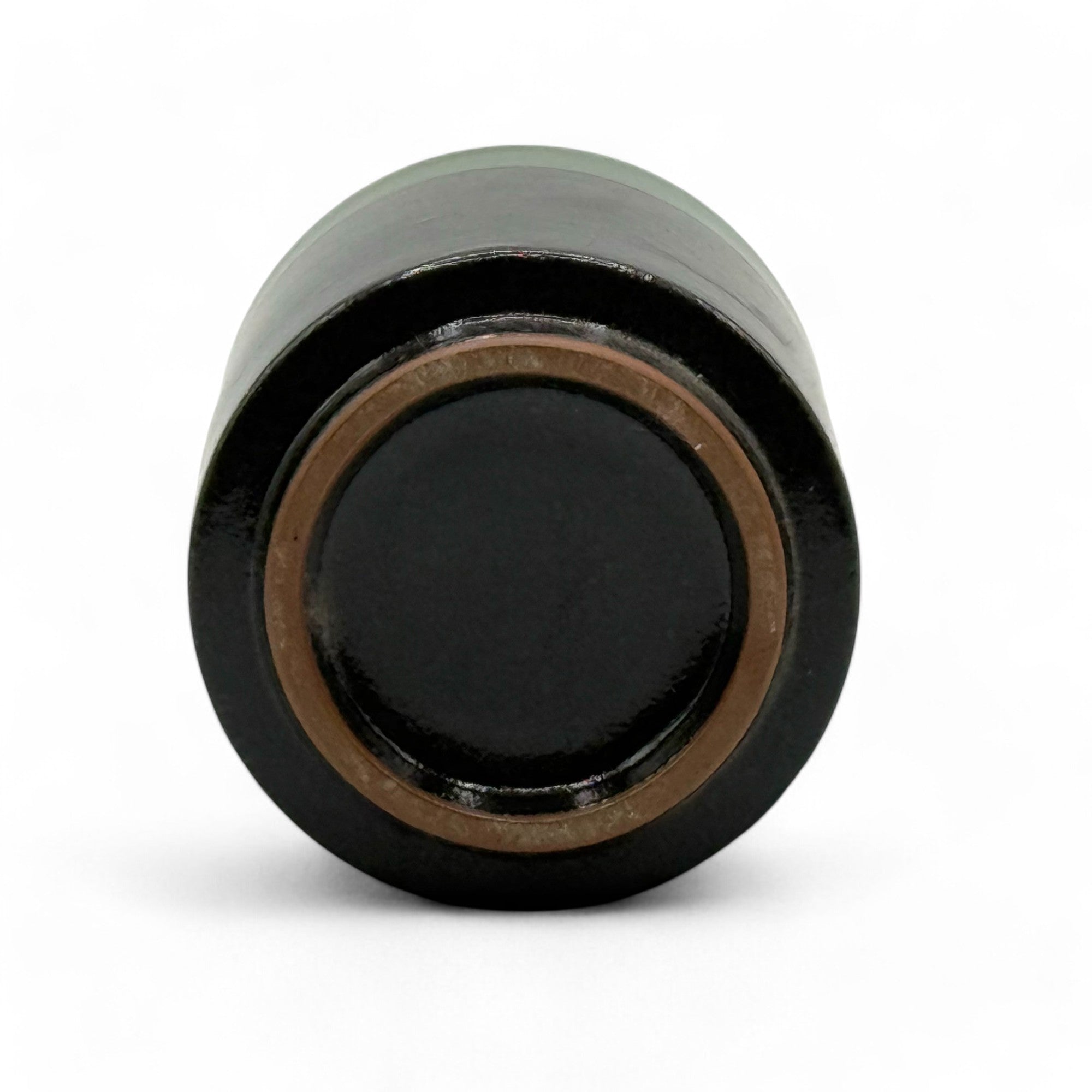 Tsuchi Mono Black Mino-yaki Yunomi - Japanese Teacup
