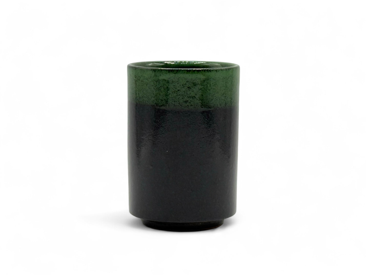 Tsuchi Mono Black Mino-yaki Yunomi - Japanese Teacup