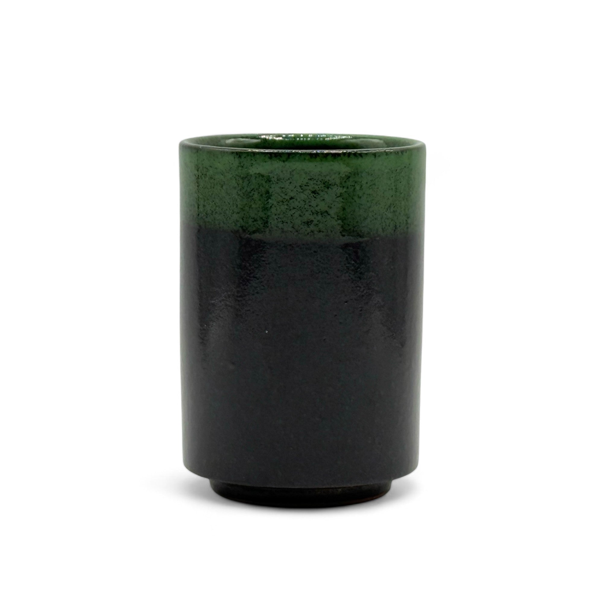 Tsuchi Mono Black Mino-yaki Yunomi - Japanese Teacup