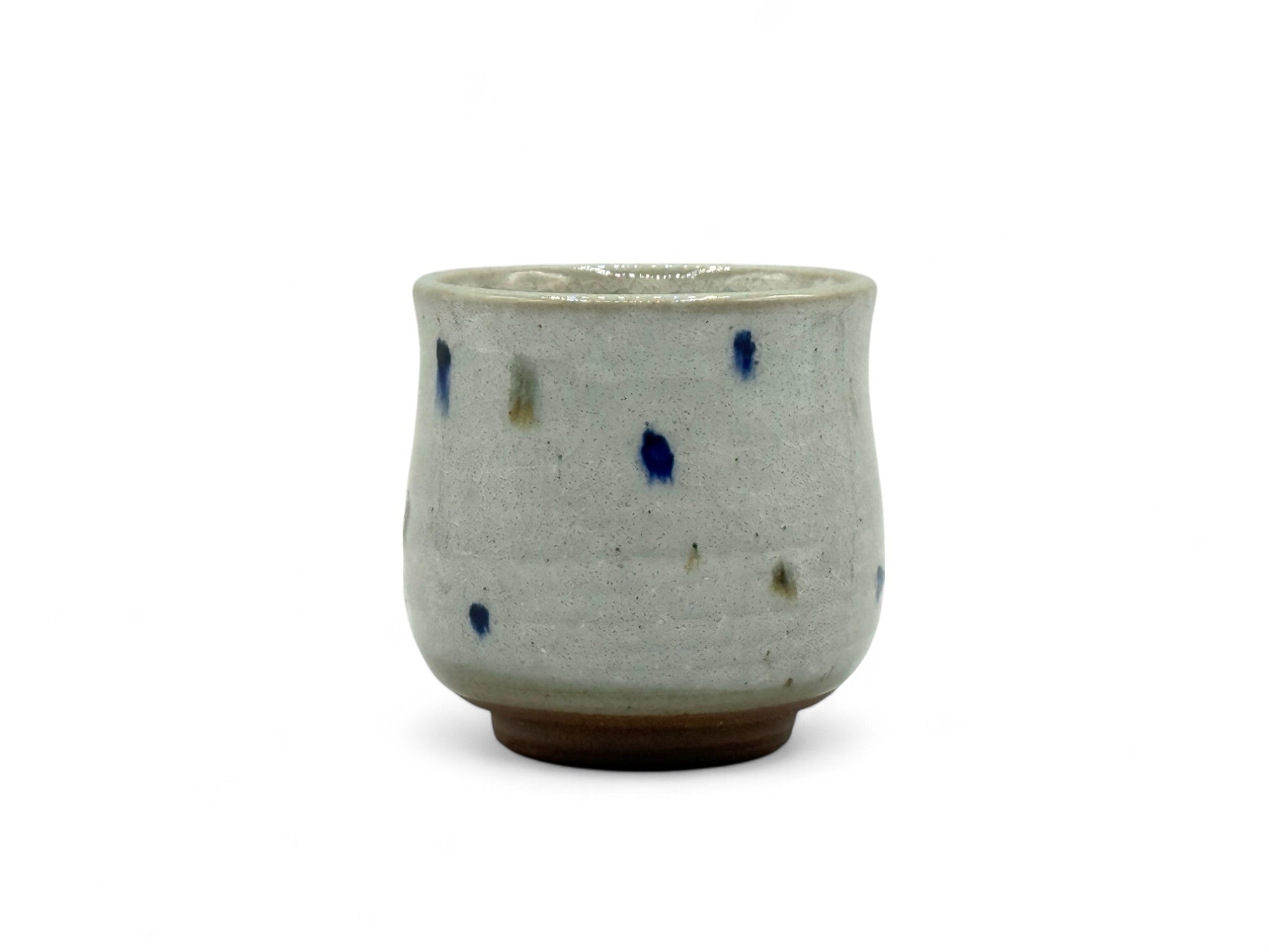 Kohiki Mizutama Gray Mino-yaki Yunomi - Japanese Teacup