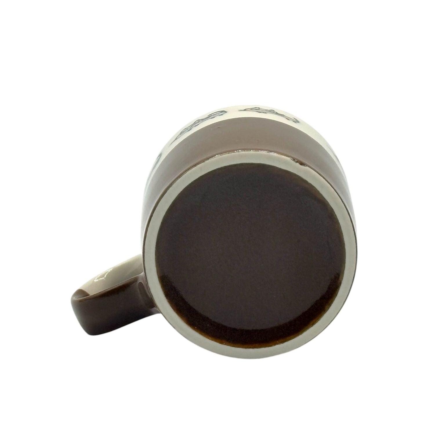 Neko Cat Kazoku Brown Lightweight Mug - Japanese Tea Mug