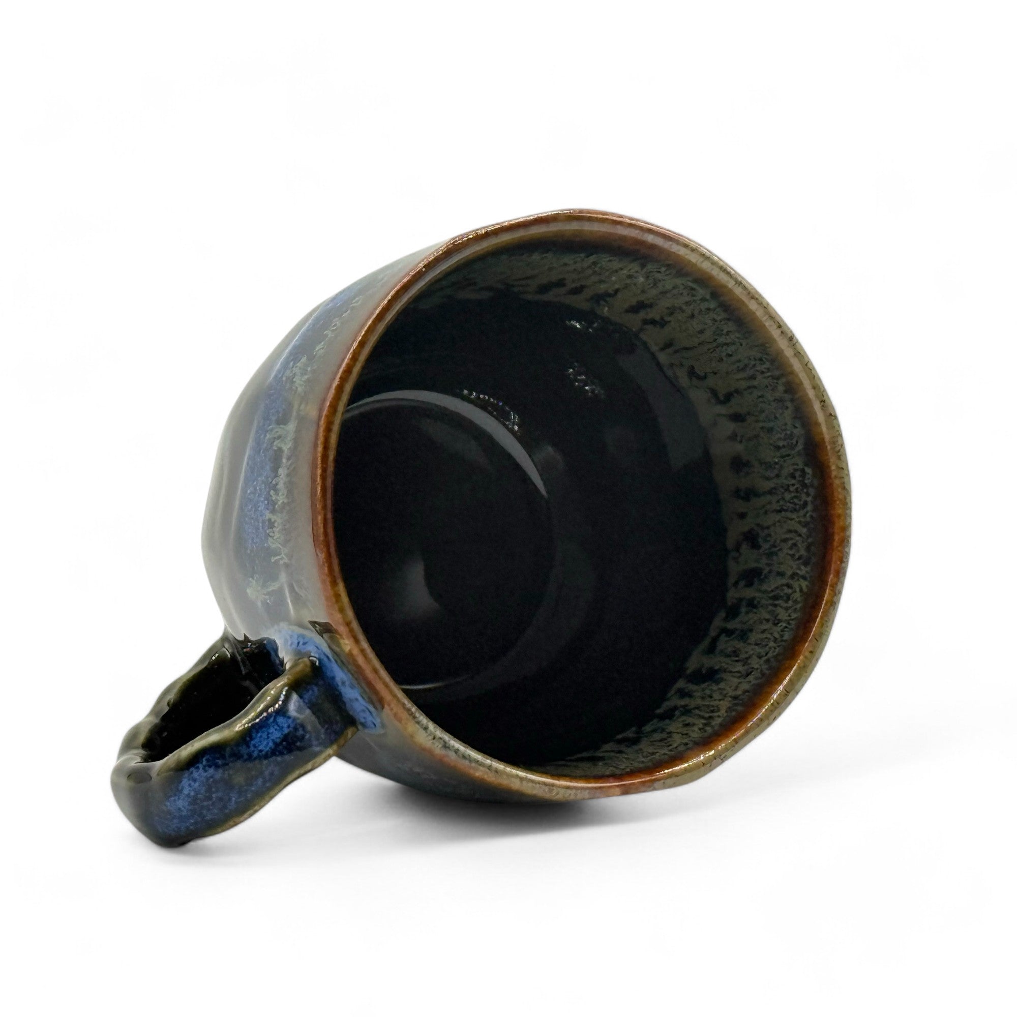 Iwa Black Mino-yaki Mug - Japanese Tea Mug