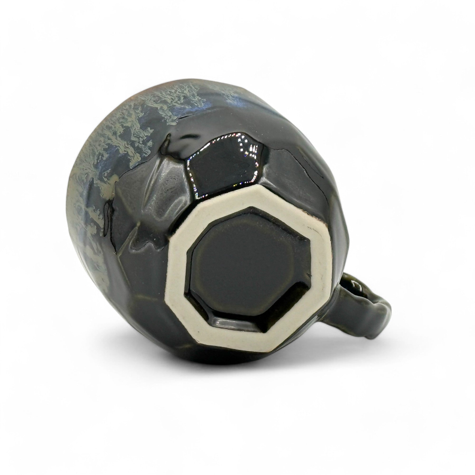 Iwa Black Mino-yaki Mug - Japanese Tea Mug