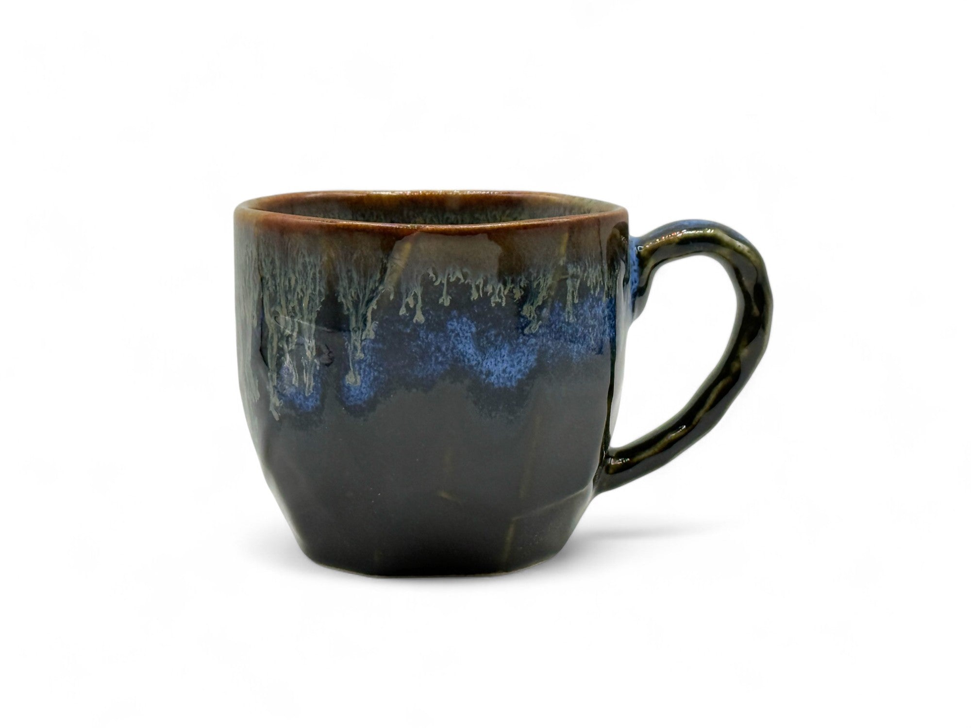 Iwa Black Mino-yaki Mug - Japanese Tea Mug