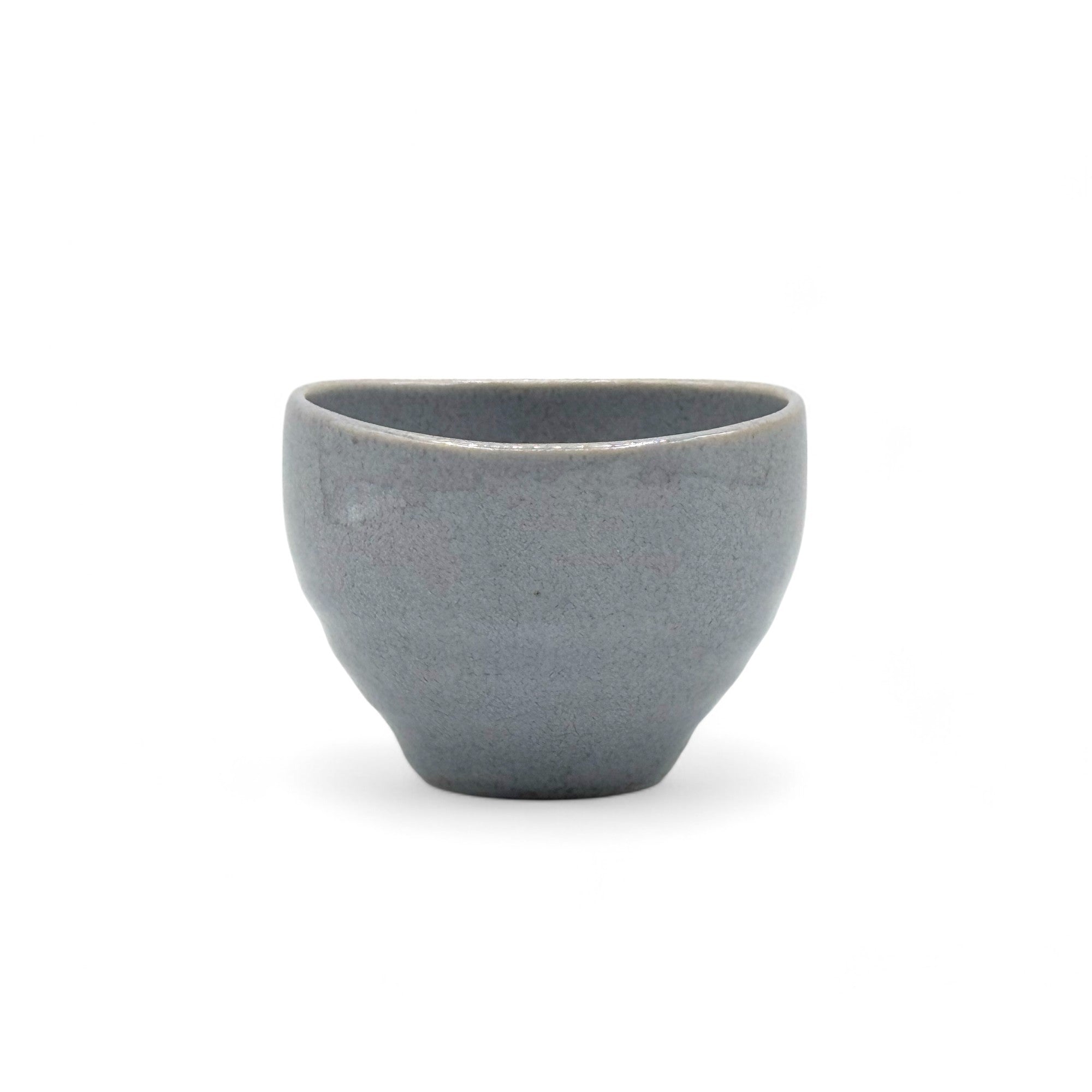Kotaku Gray Sencha Mino-yaki Yunomi - Japanese Teacup