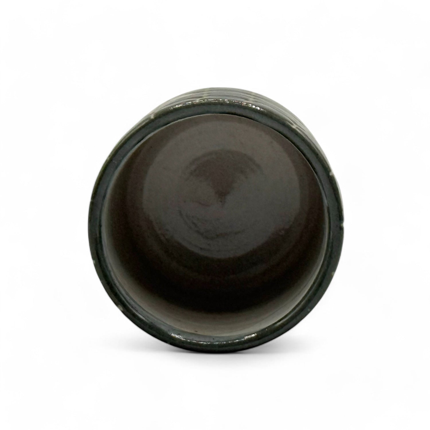 Marujuso Black Mino-yaki Yunomi - Japanese Teacup