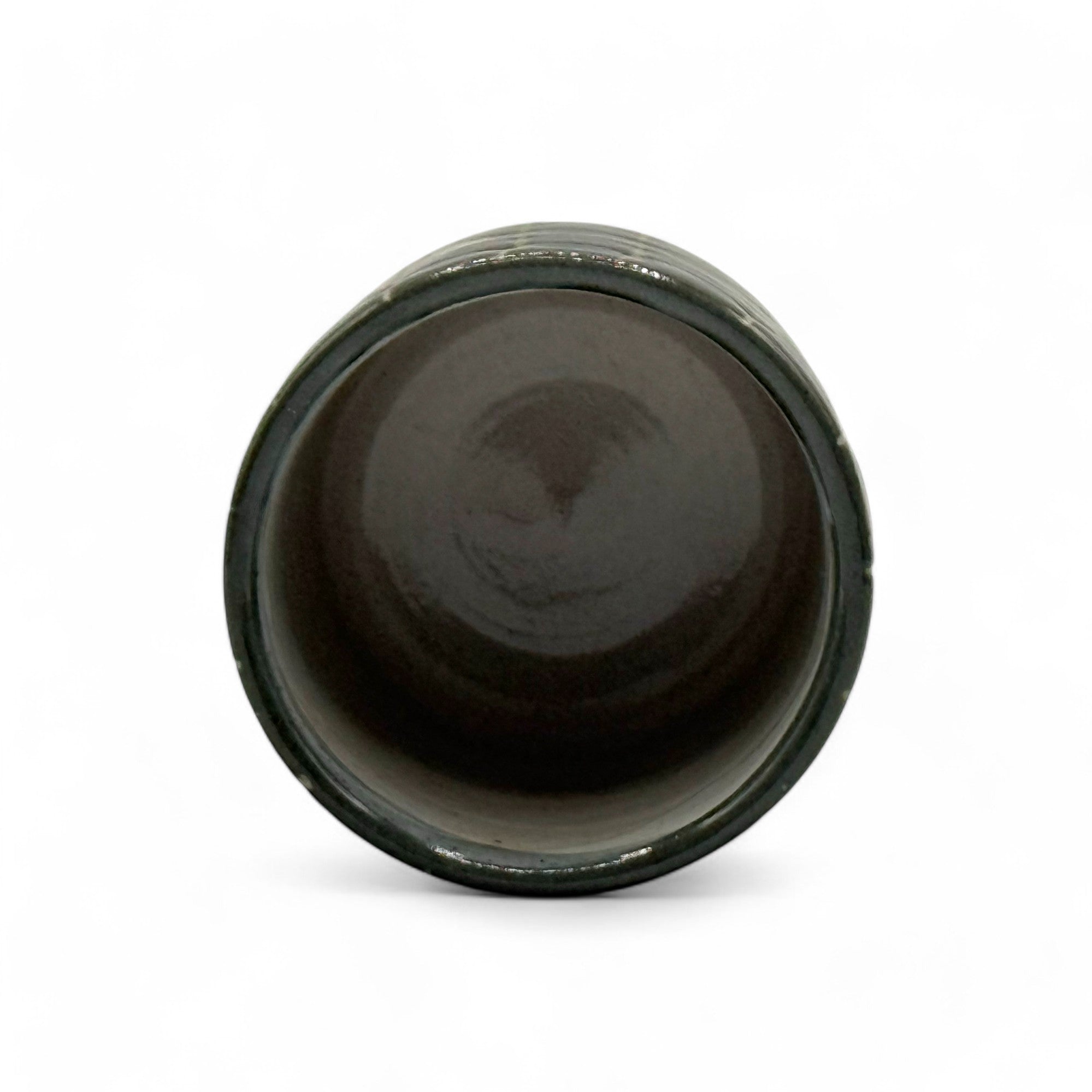 Marujuso Black Mino-yaki Yunomi - Japanese Teacup