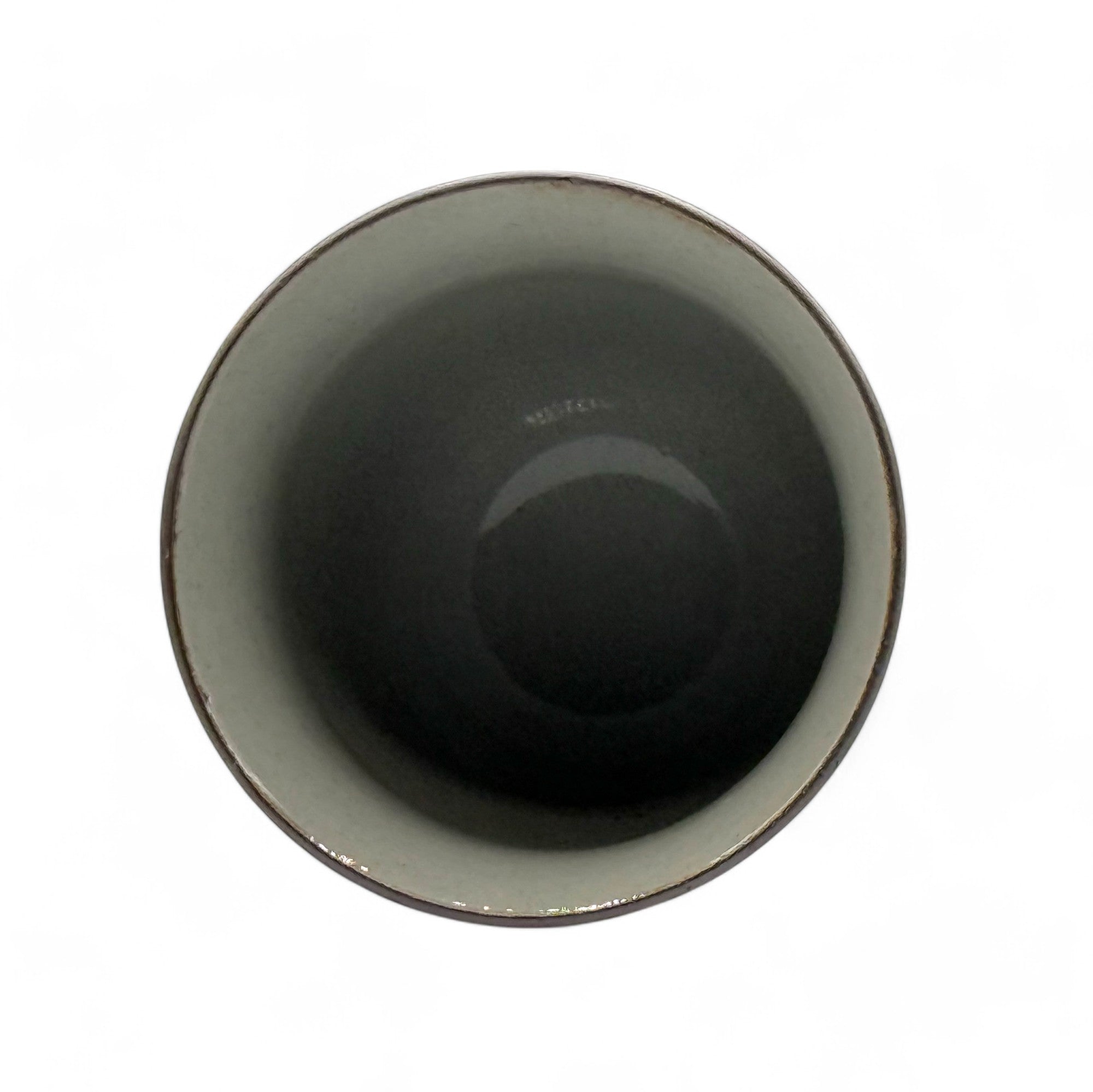 Hasui Arabesque Black Hasami-yaki Yunomi - Japanese Teacup