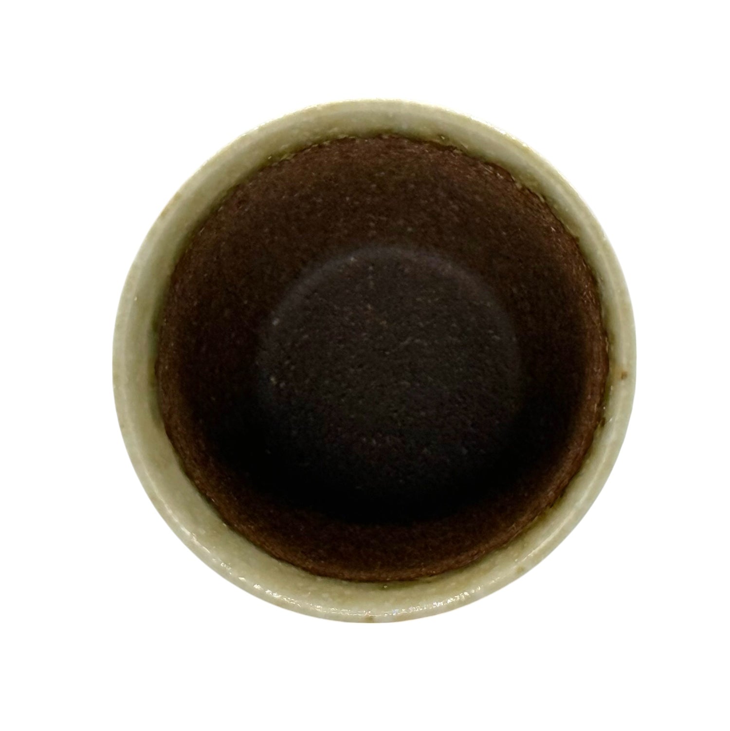 Bifu Sand Brown Mino-yaki Yunomi - Japanese Teacup