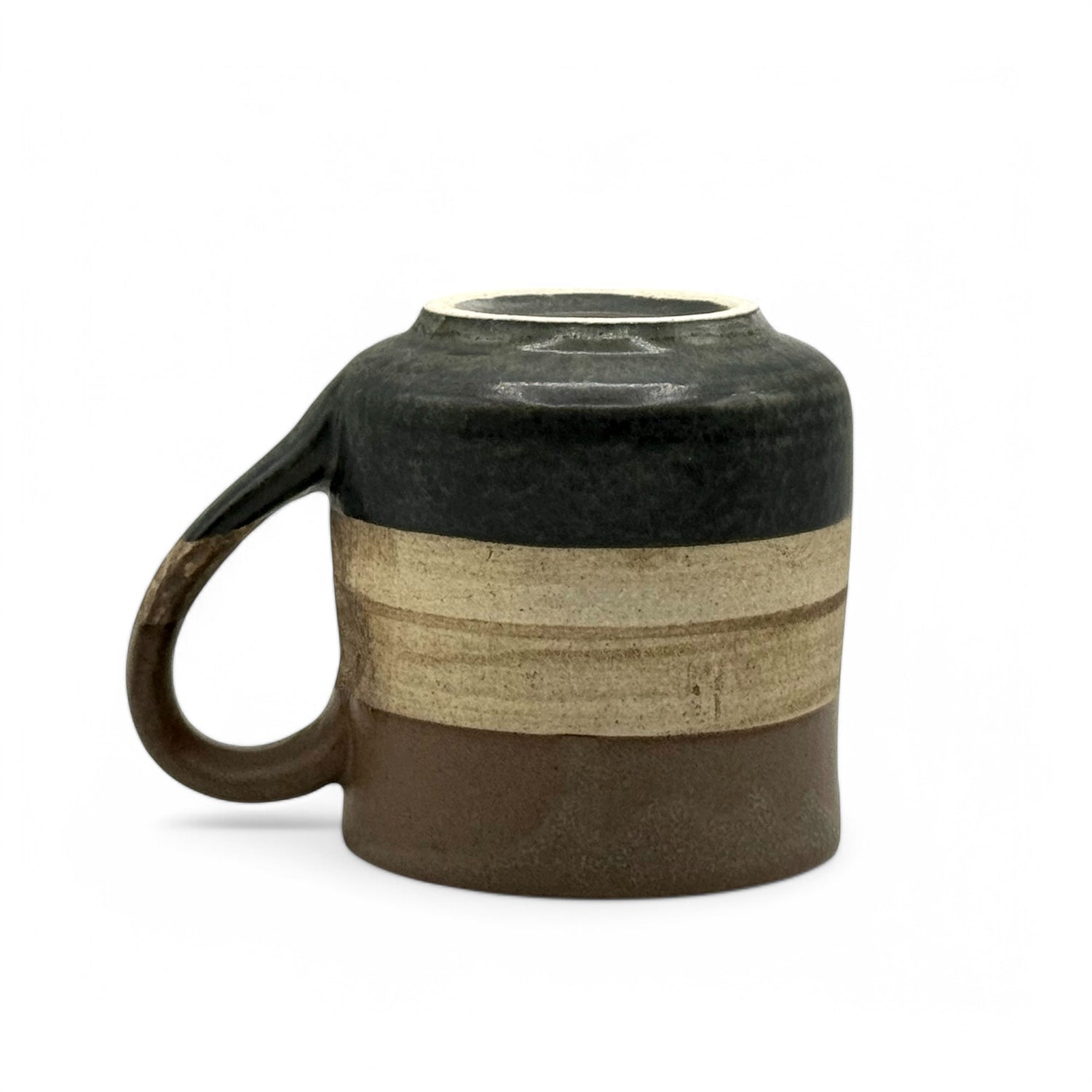 Sephia Brown Mino-yaki Mug by Shinko Kiln - Japanese Tea Mug