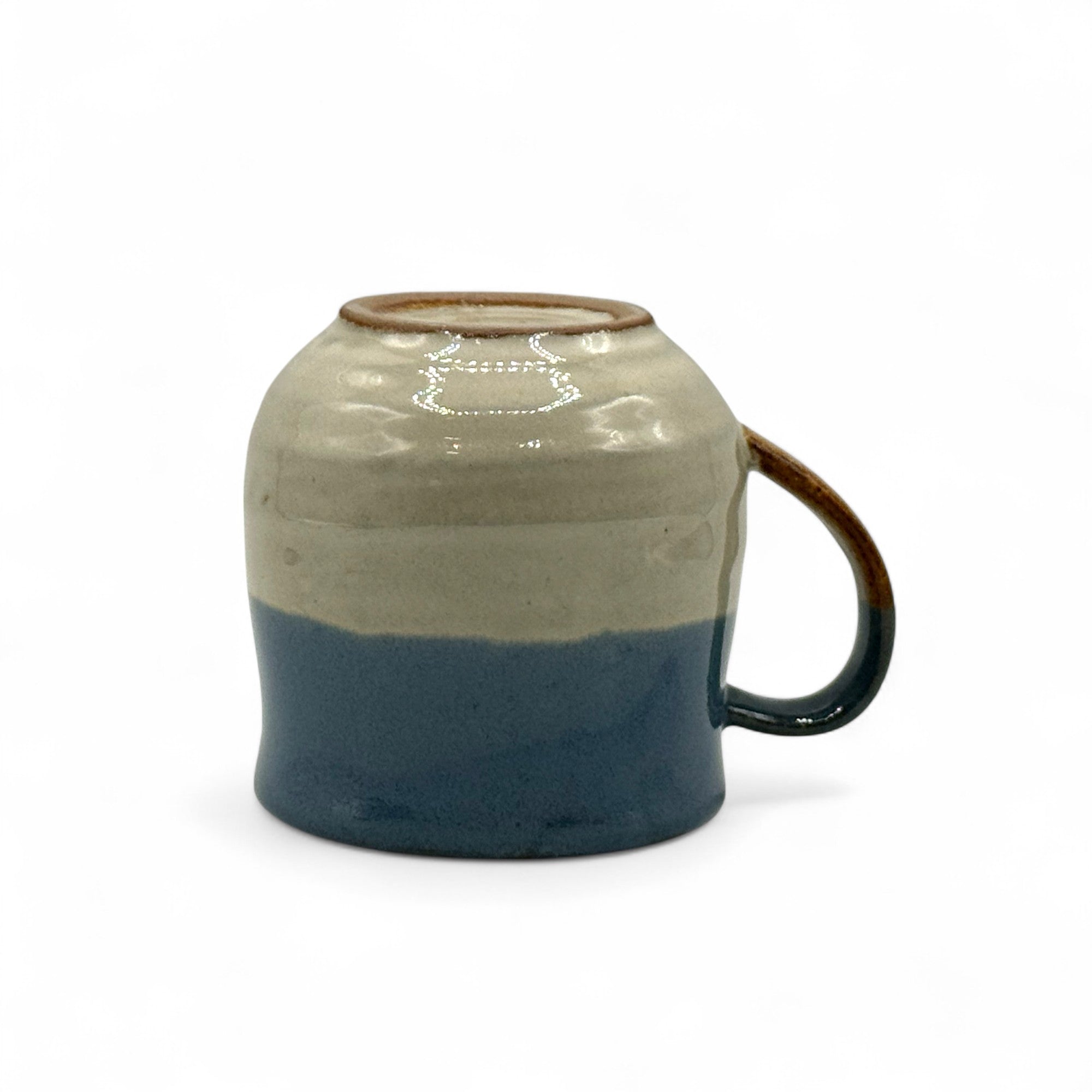 Hagi Sky Blue Mino-yaki Mug - Japanese Tea Mug