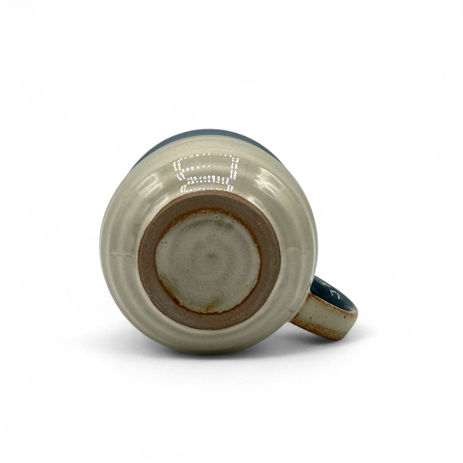 Hagi Sky Blue Mino-yaki Mug - Japanese Tea Mug