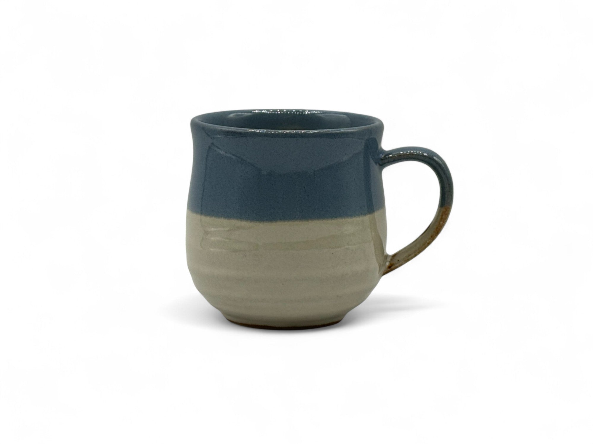 Hagi Sky Blue Mino-yaki Mug - Japanese Tea Mug