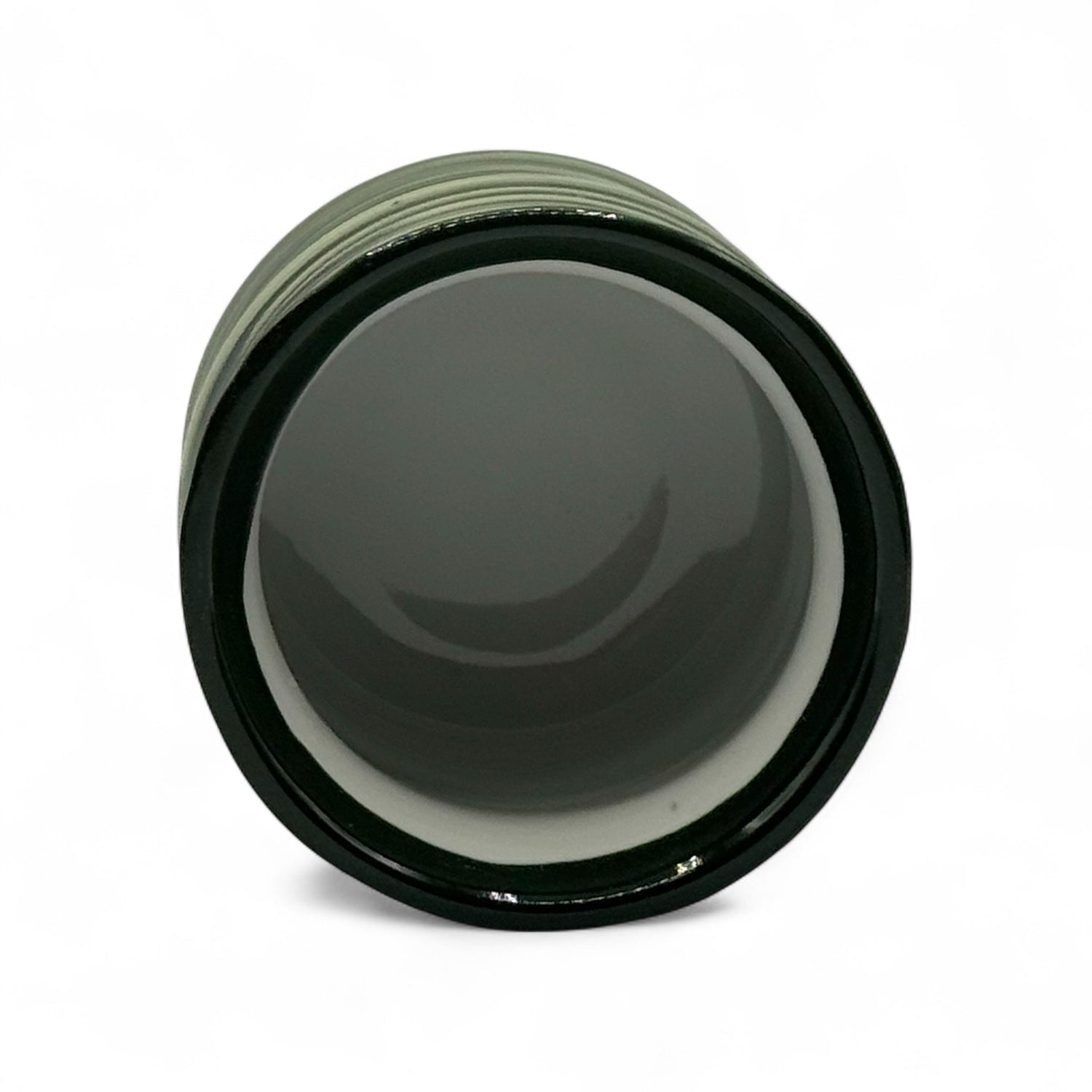 Katachi Oribe Green Mino-yaki Yunomi - Japanese Teacup