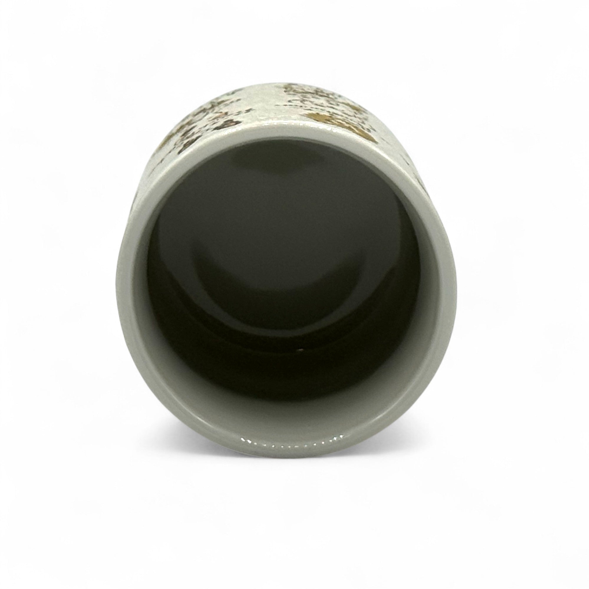 Inu Dog White Yunomi - Japanese Teacup