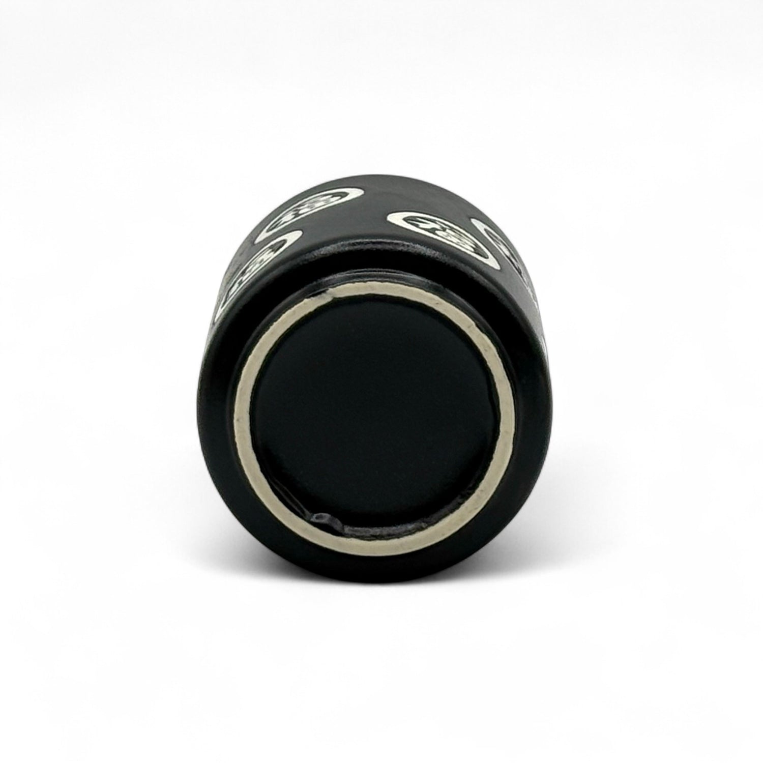 Shukufuku Black Neko Cat Yunomi - Japanese Teacup