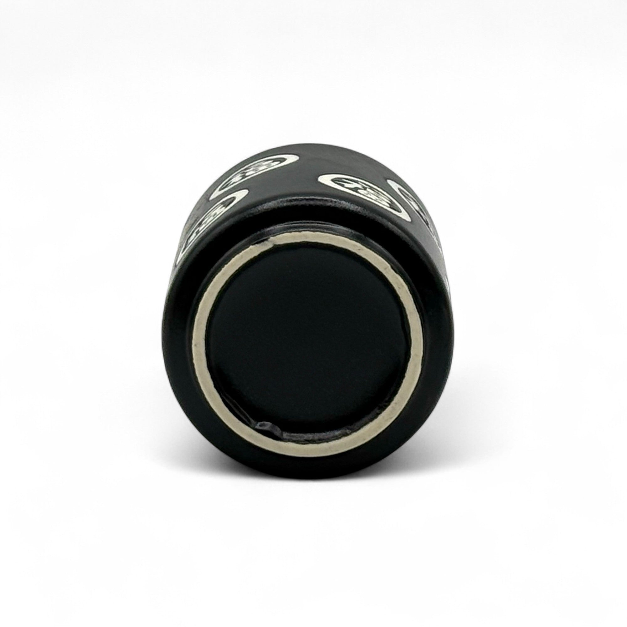 Shukufuku Black Neko Cat Yunomi - Japanese Teacup