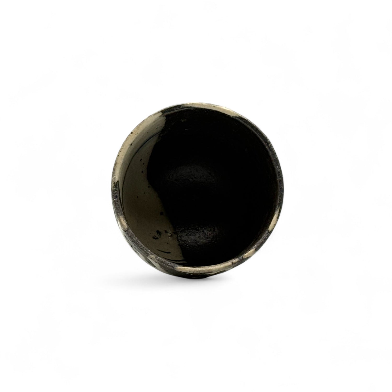 Shio Tide Gray Shigaraki-yaki Yunomi - Japanese Teacup