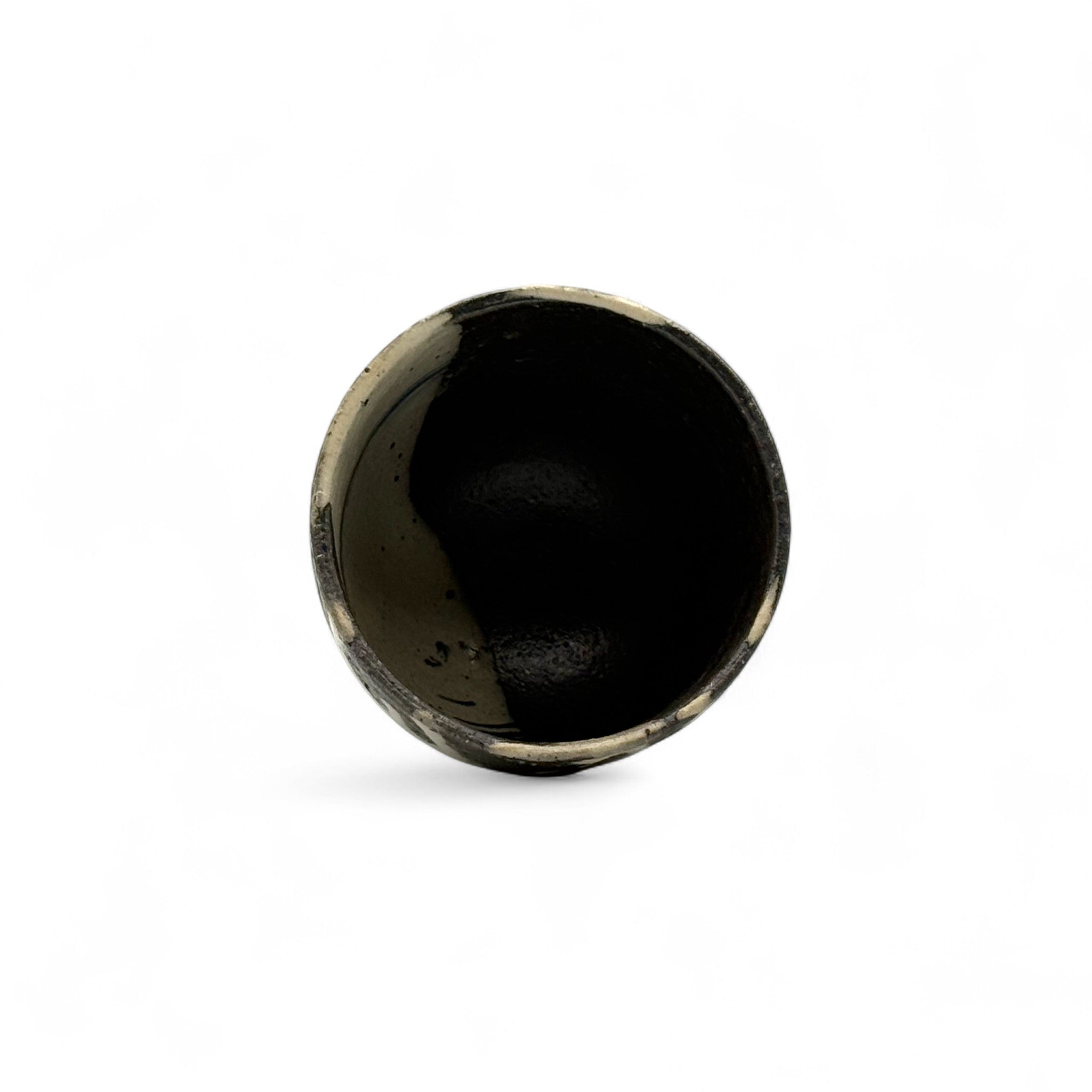 Shio Tide Gray Shigaraki-yaki Yunomi - Japanese Teacup
