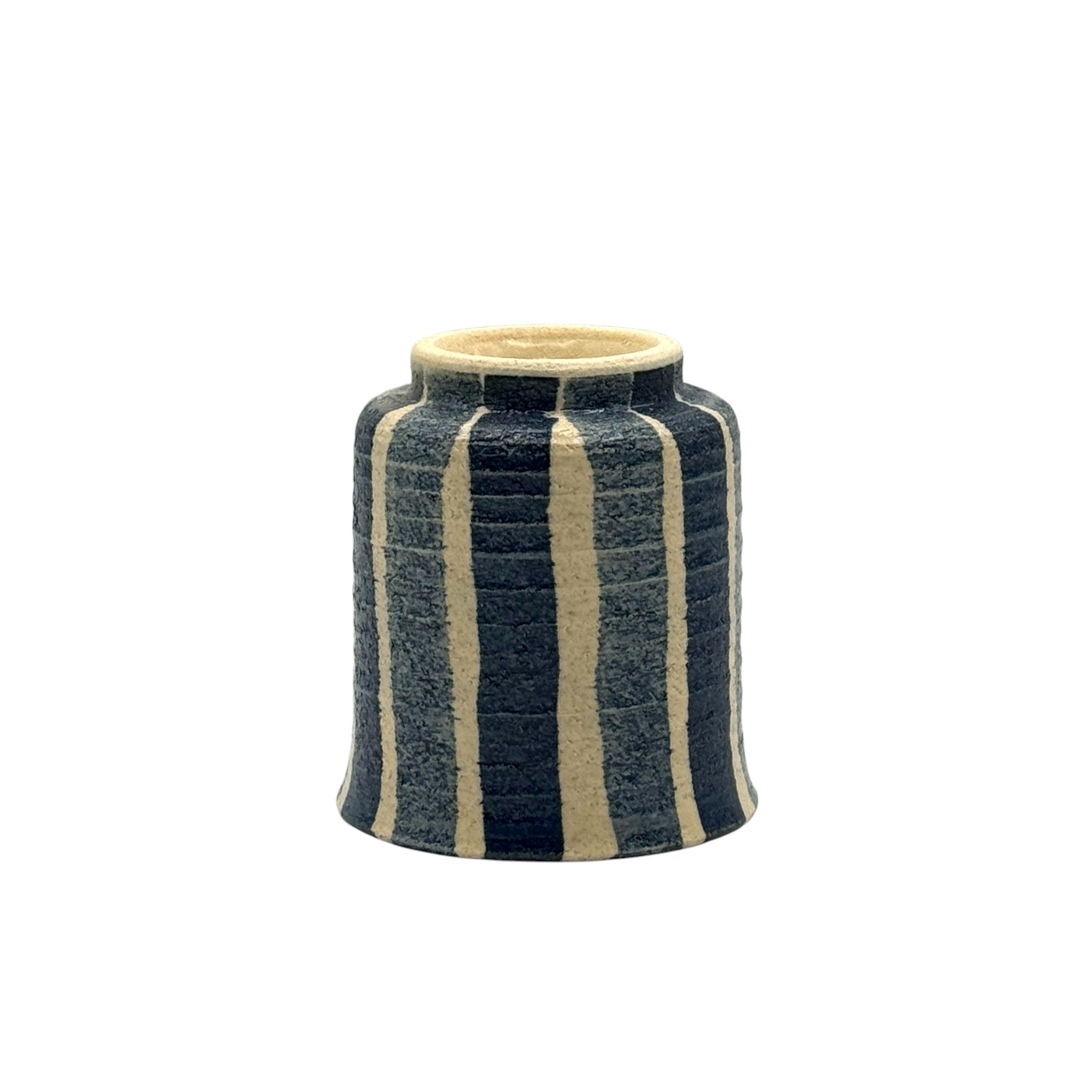 Aojukusa Blue Mino-yaki Yunomi - Japanese Teacup