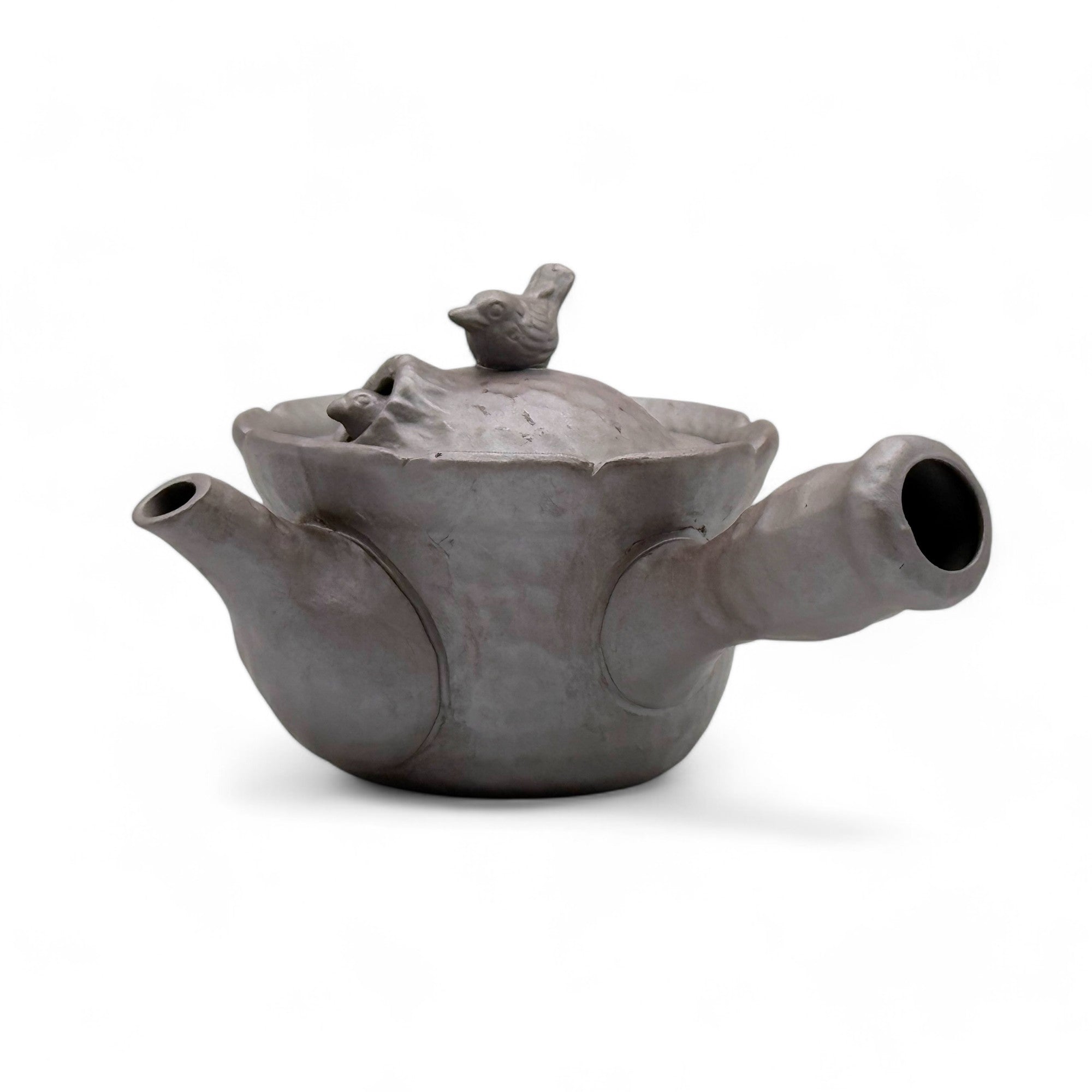 Tori Tobidashi Ko Banko-yaki Kyusu - Japanese Teapot