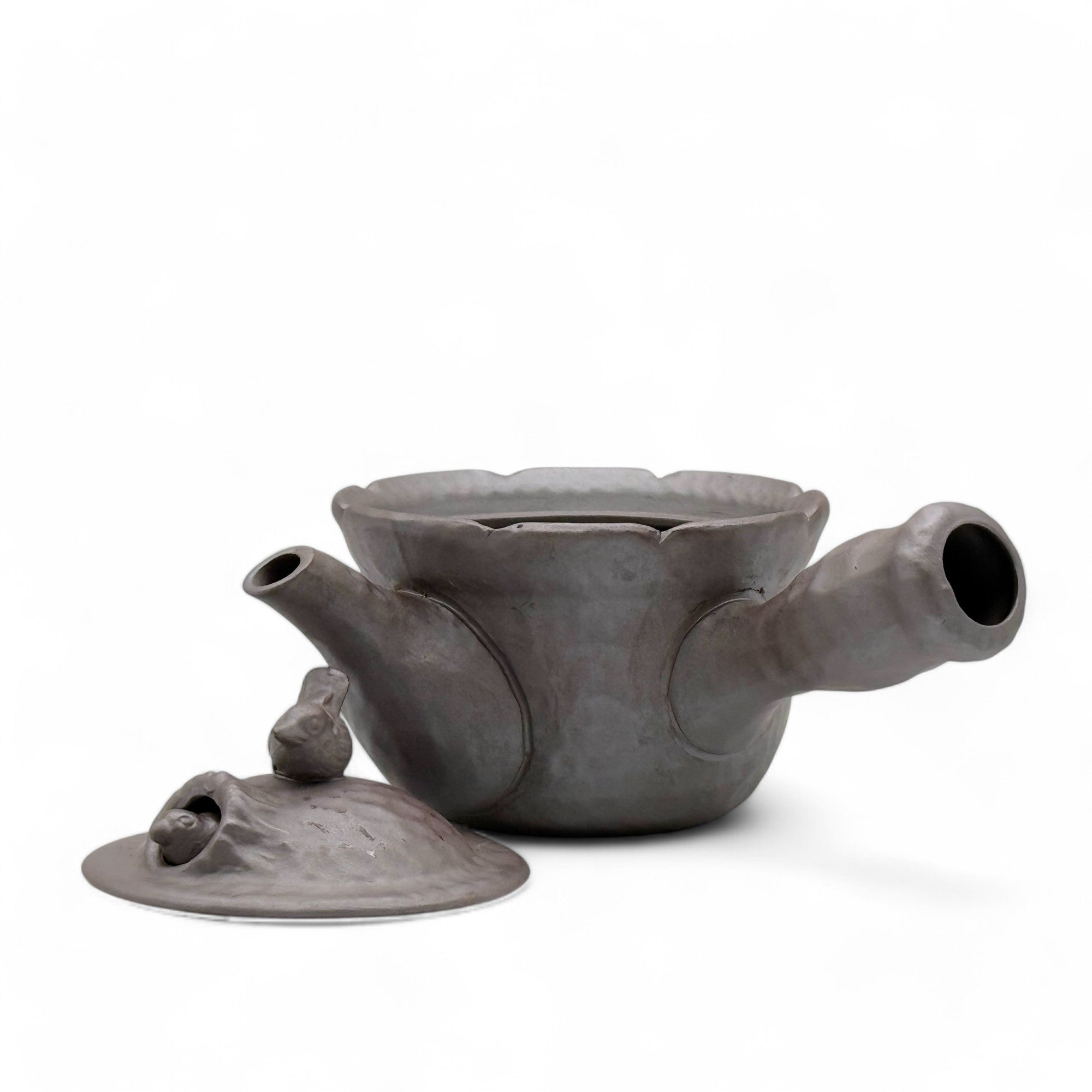 Tori Tobidashi Ko Banko-yaki Kyusu - Japanese Teapot