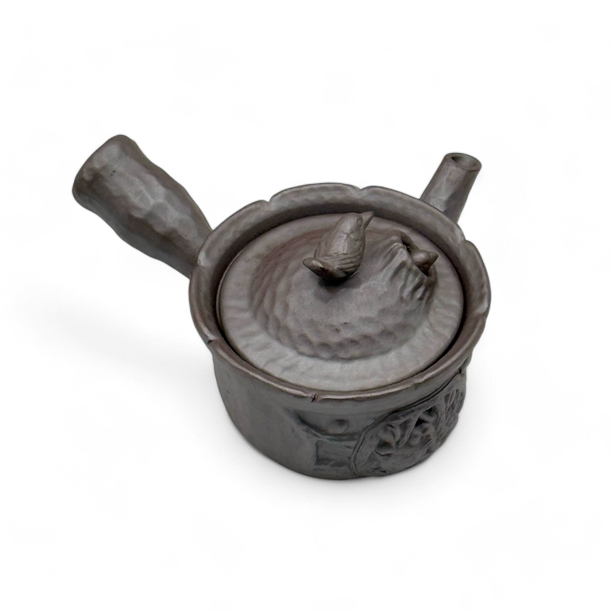 Tori Tobidashi Ko Banko-yaki Kyusu - Japanese Teapot