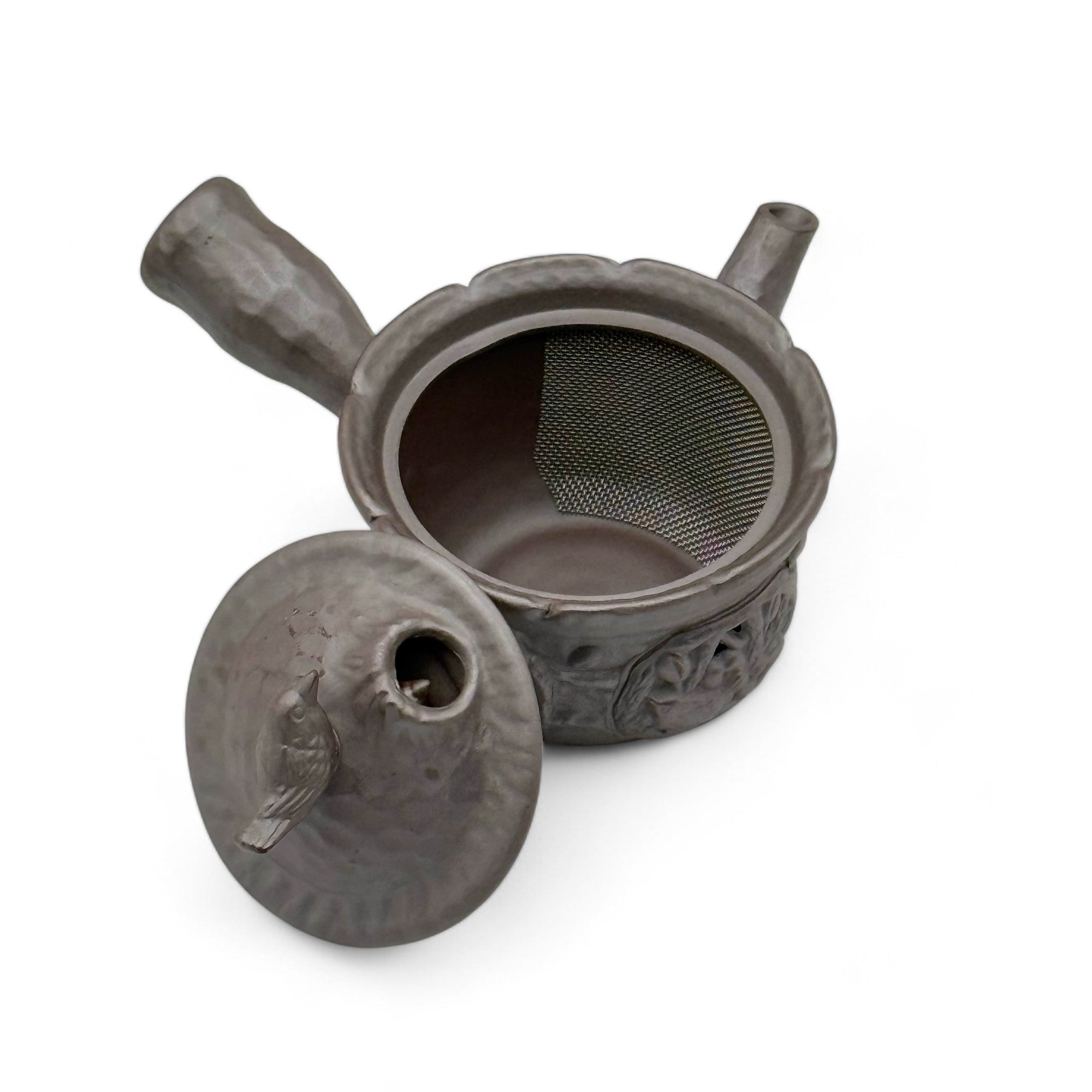 Tori Tobidashi Ko Banko-yaki Kyusu - Japanese Teapot