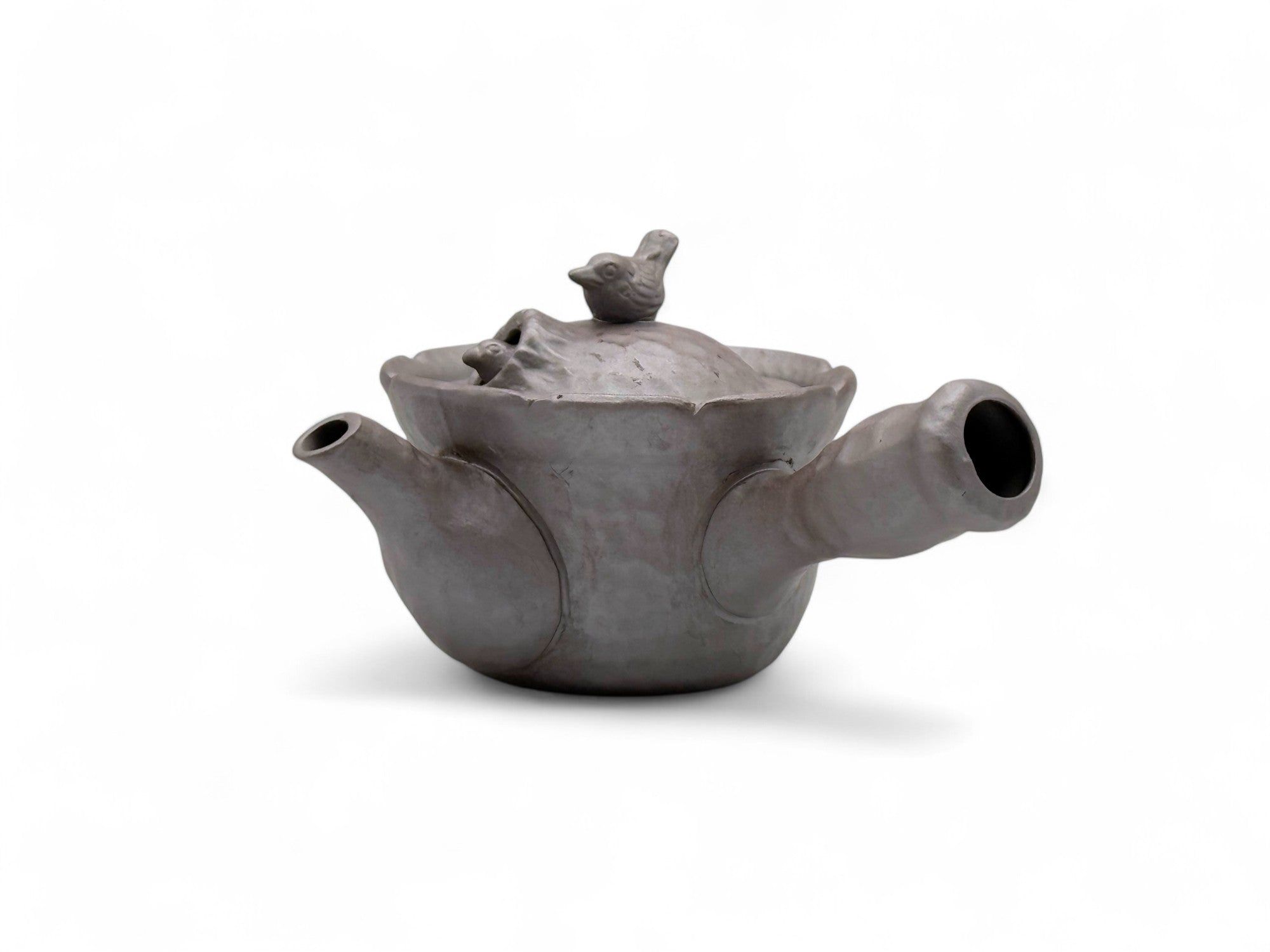 Tori Tobidashi Ko Banko-yaki Kyusu - Japanese Teapot