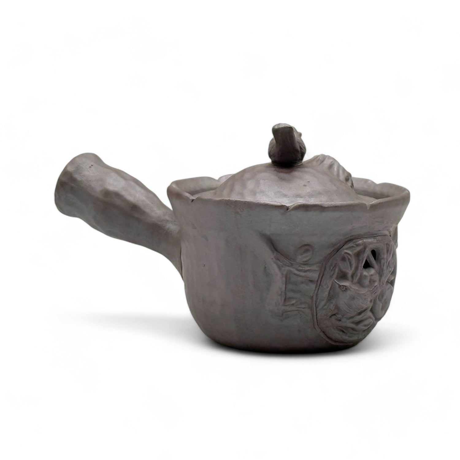 Tori Tobidashi Ko Banko-yaki Kyusu - Japanese Teapot