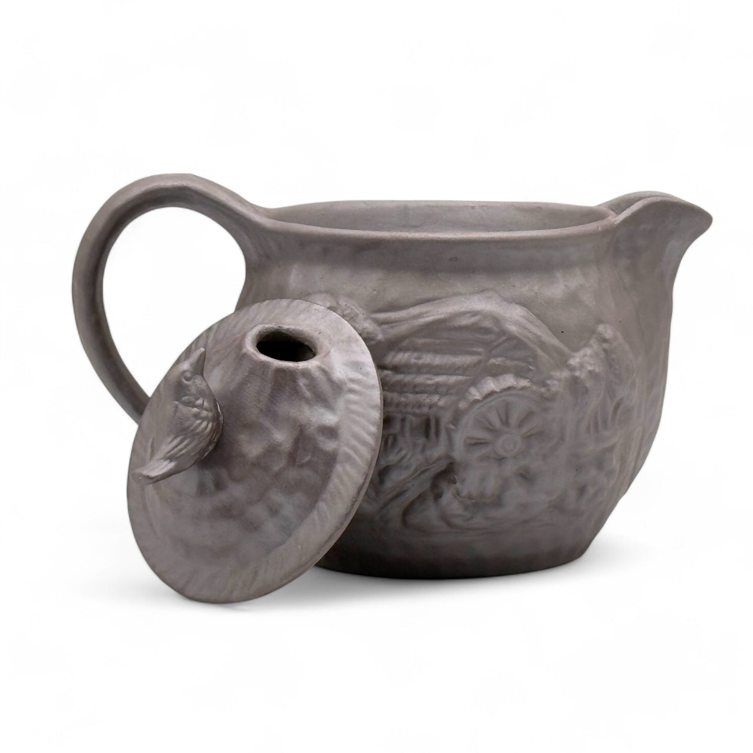 Tori Tobidashi Banko-yaki Kyusu - Japanese Teapot