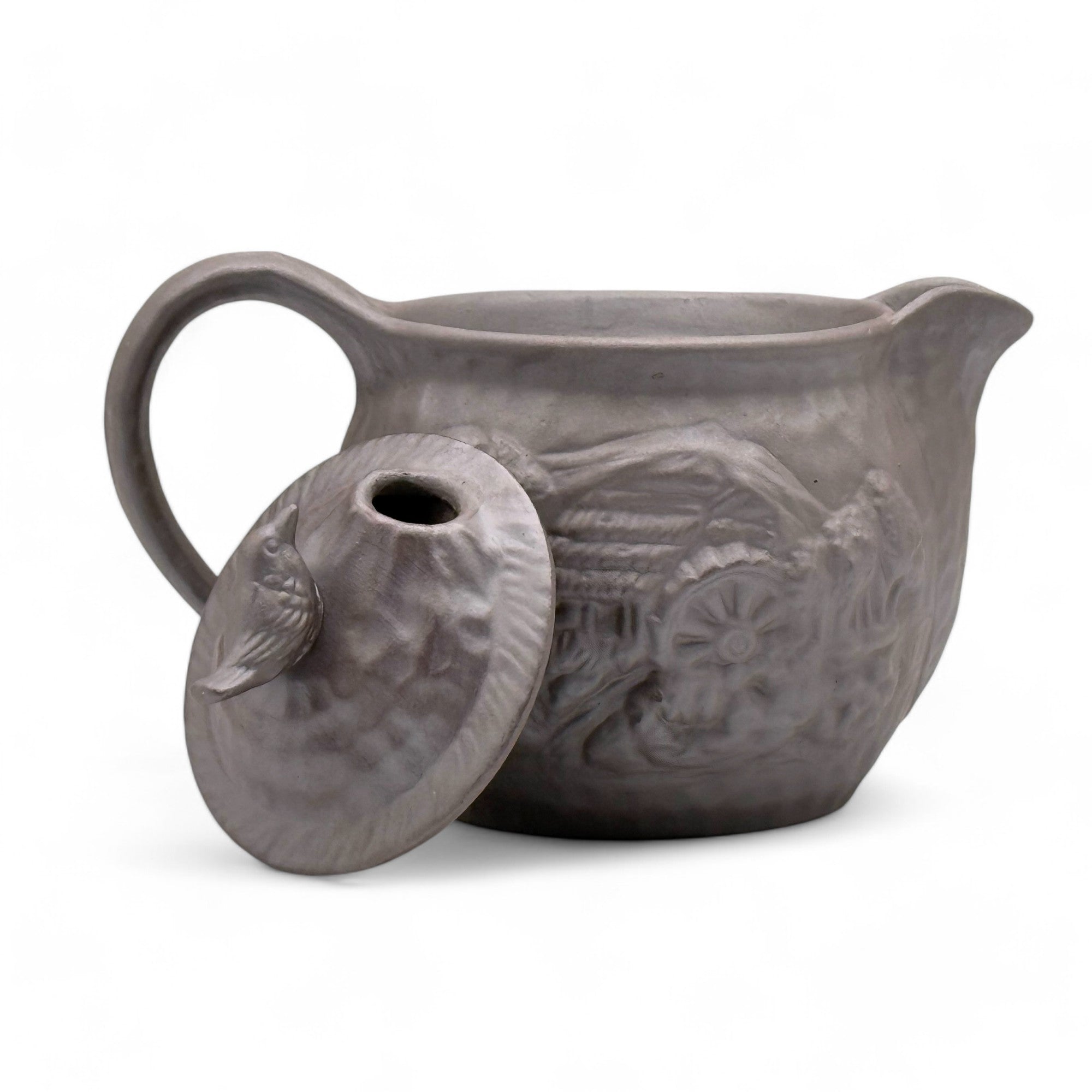 Tori Tobidashi Banko-yaki Kyusu - Japanese Teapot