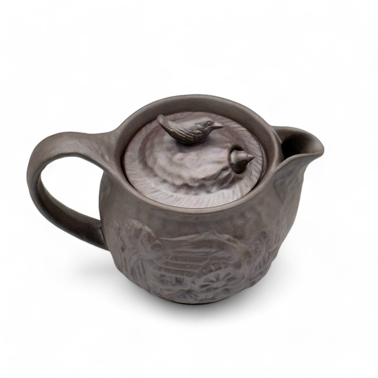 Tori Tobidashi Banko-yaki Kyusu - Japanese Teapot