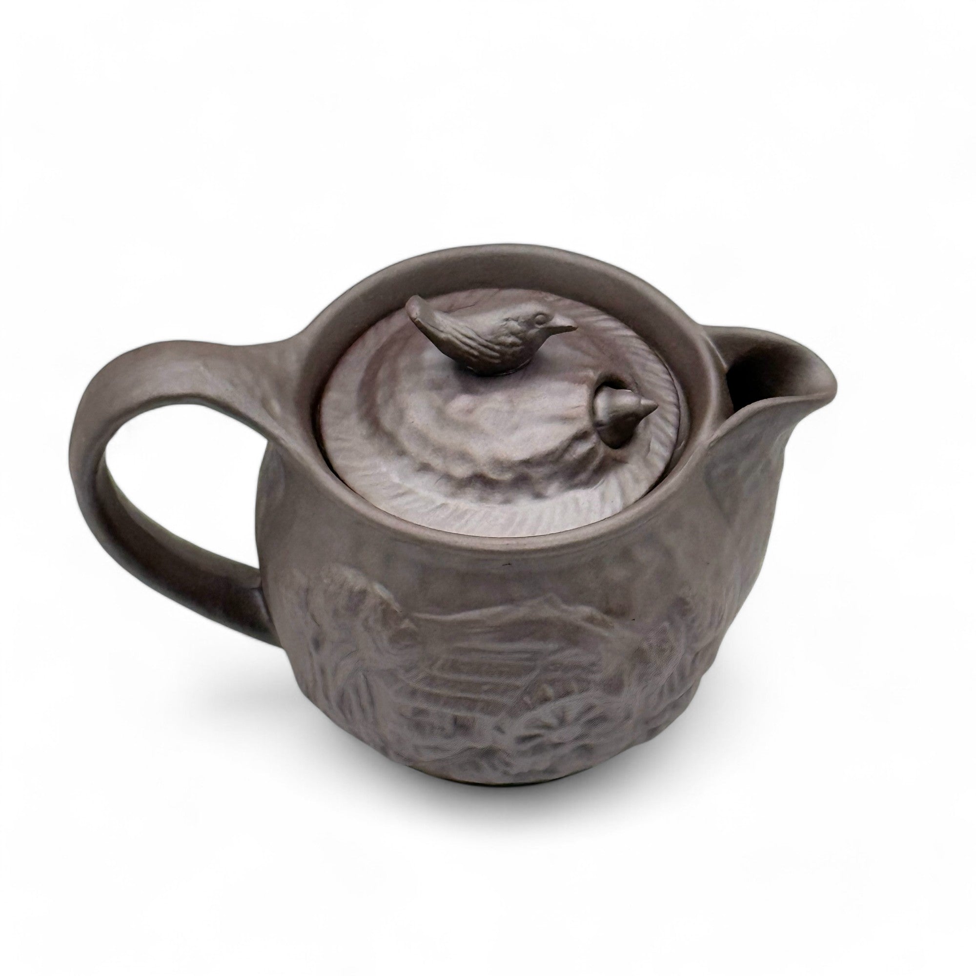 Tori Tobidashi Banko-yaki Kyusu - Japanese Teapot